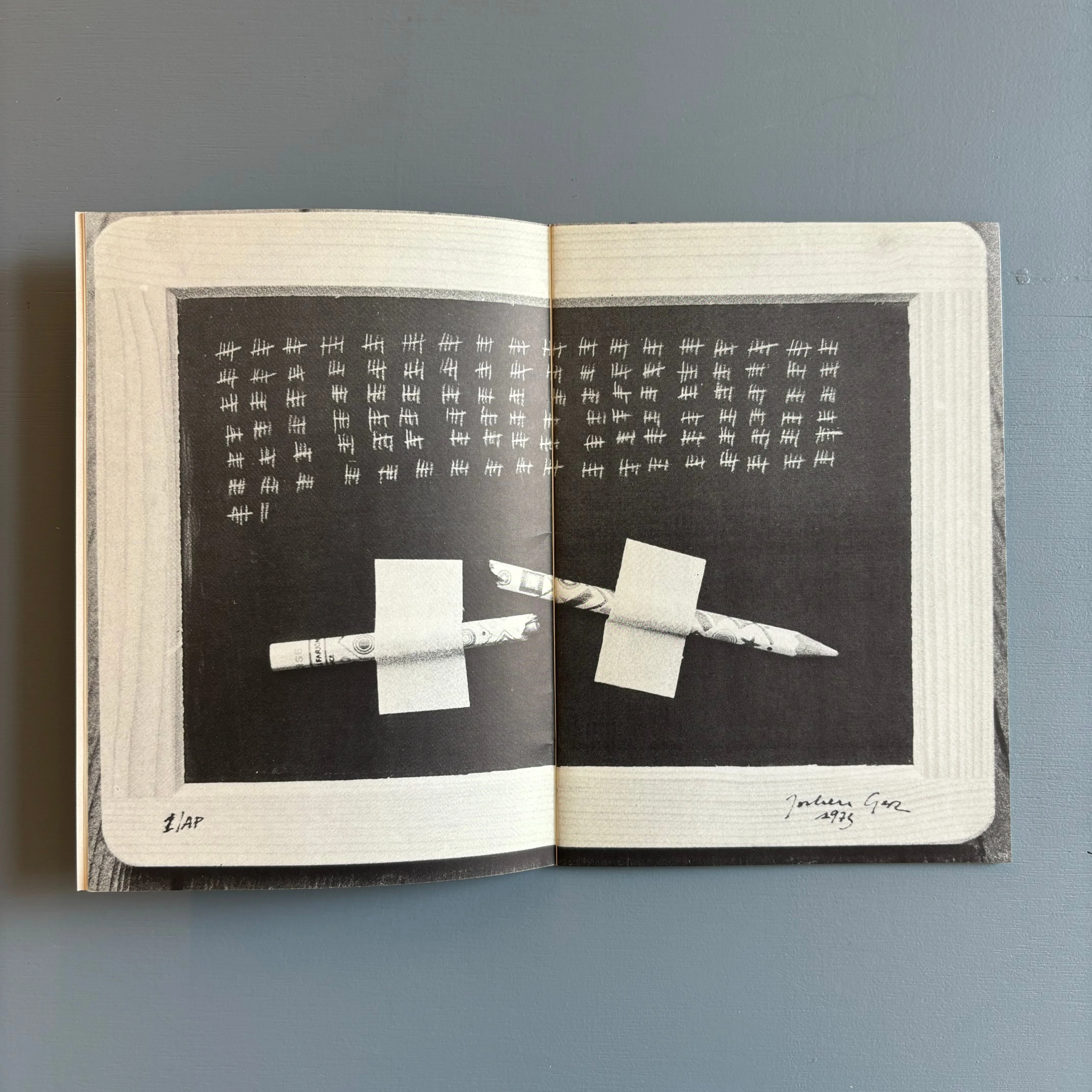 Jochen Gerz - Was Sich Beschreiben lasst das Kann auch Geschehen - Kunsthalle zu Keil 1974 - Image 3