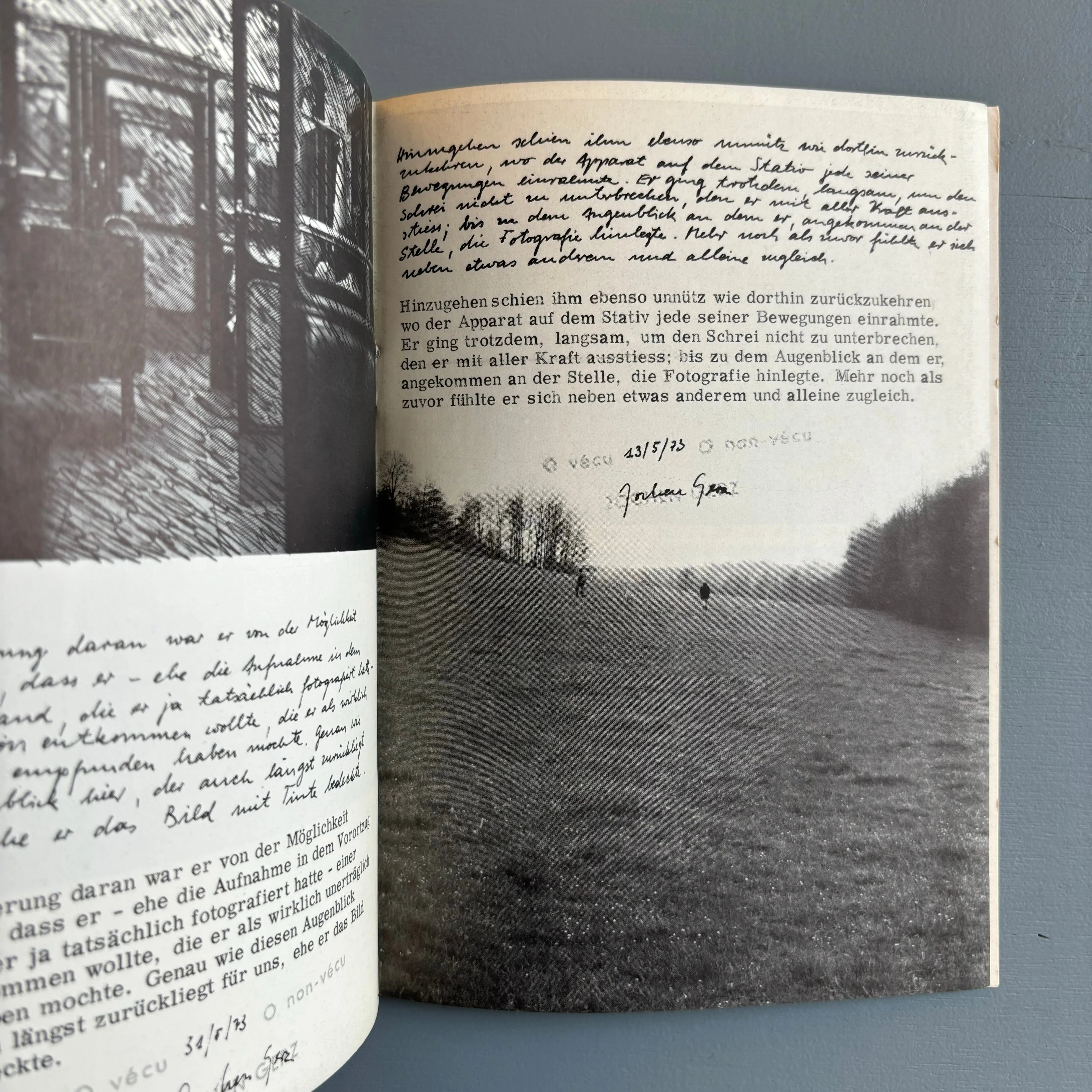 Jochen Gerz - Was Sich Beschreiben lasst das Kann auch Geschehen - Kunsthalle zu Keil 1974 - Image 7