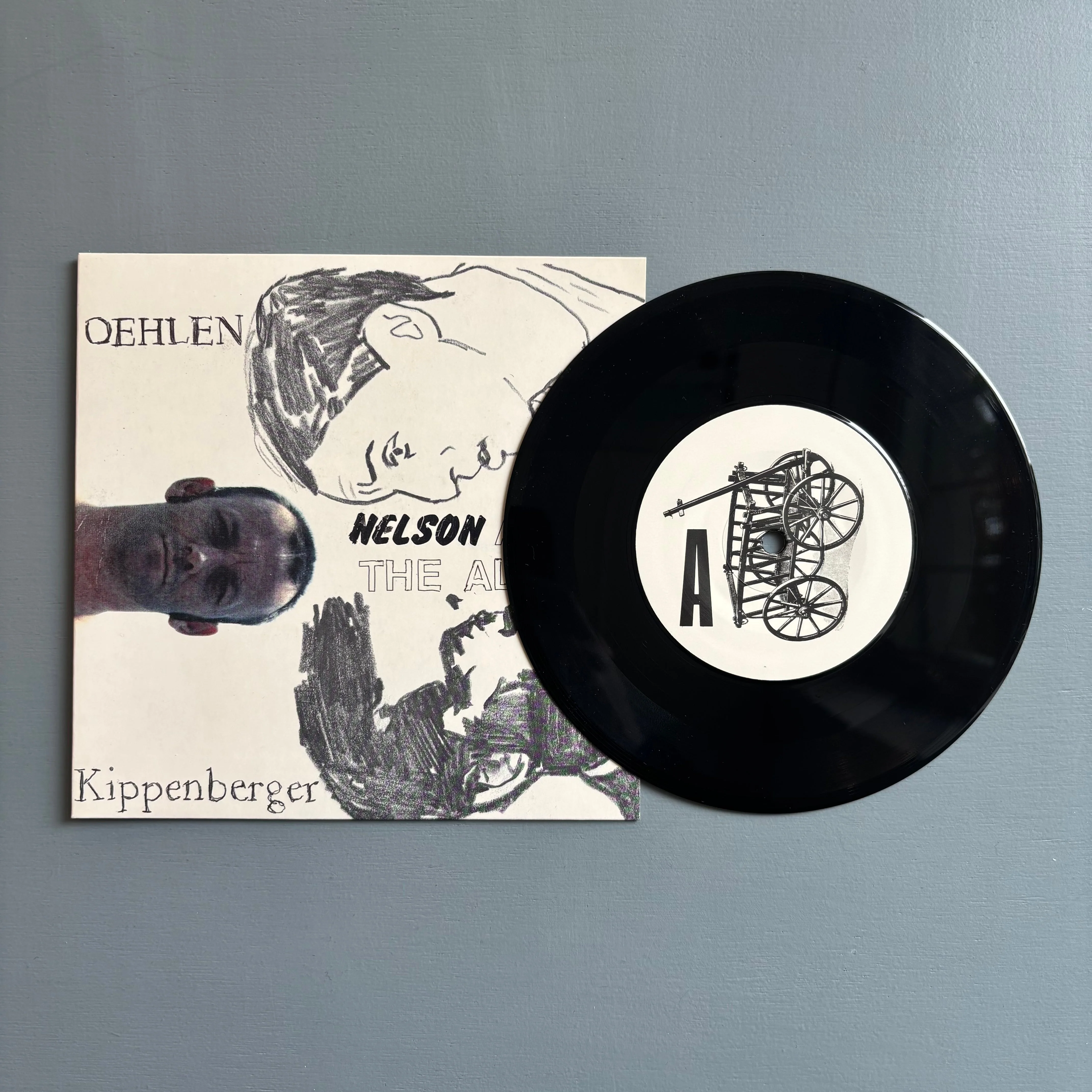 Albert Oehlen/Martin Kippenberger - Nelson and the Alma EP - Leiterwagen Records 1990 - Image 3
