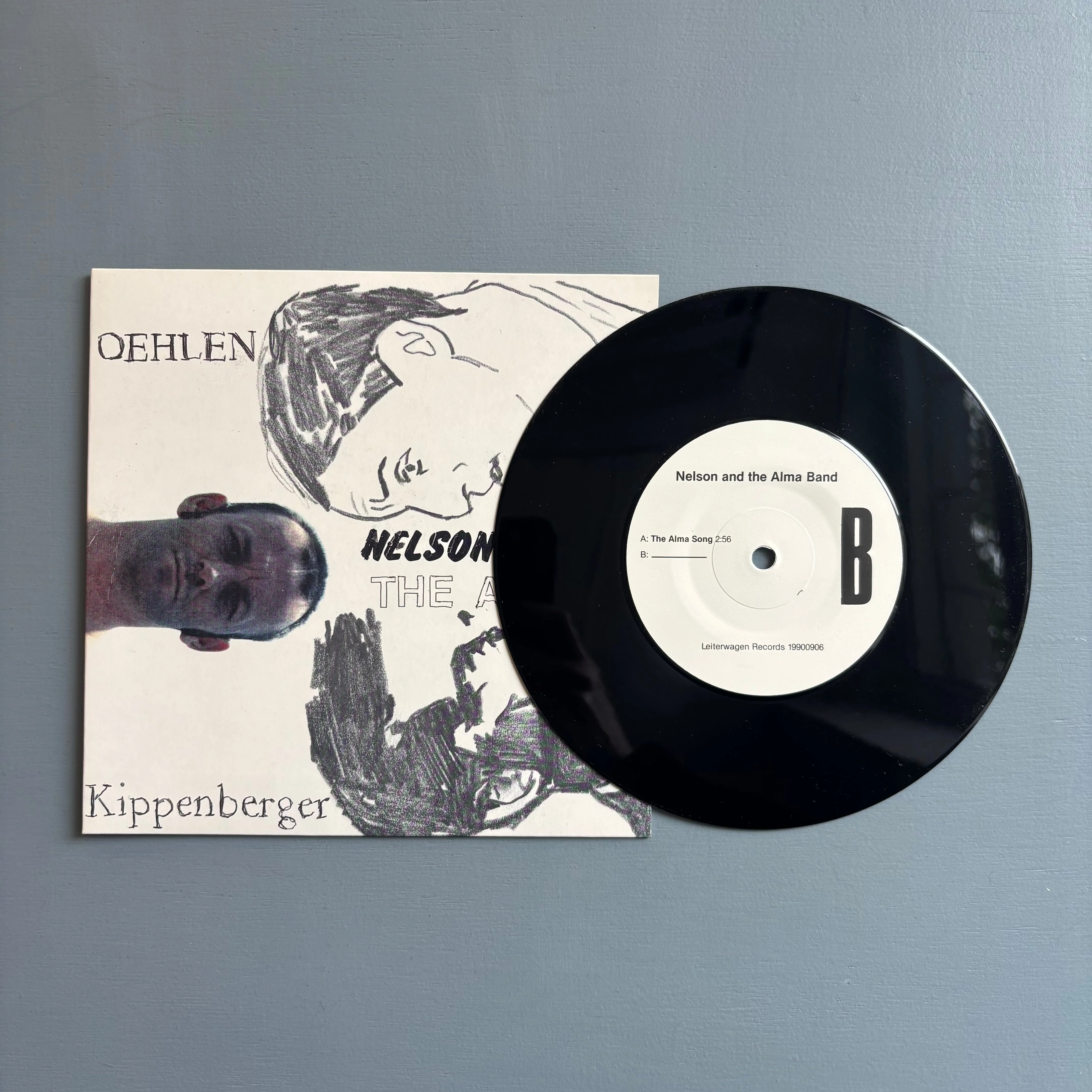 Albert Oehlen/Martin Kippenberger - Nelson and the Alma EP - Leiterwagen Records 1990 - Image 4