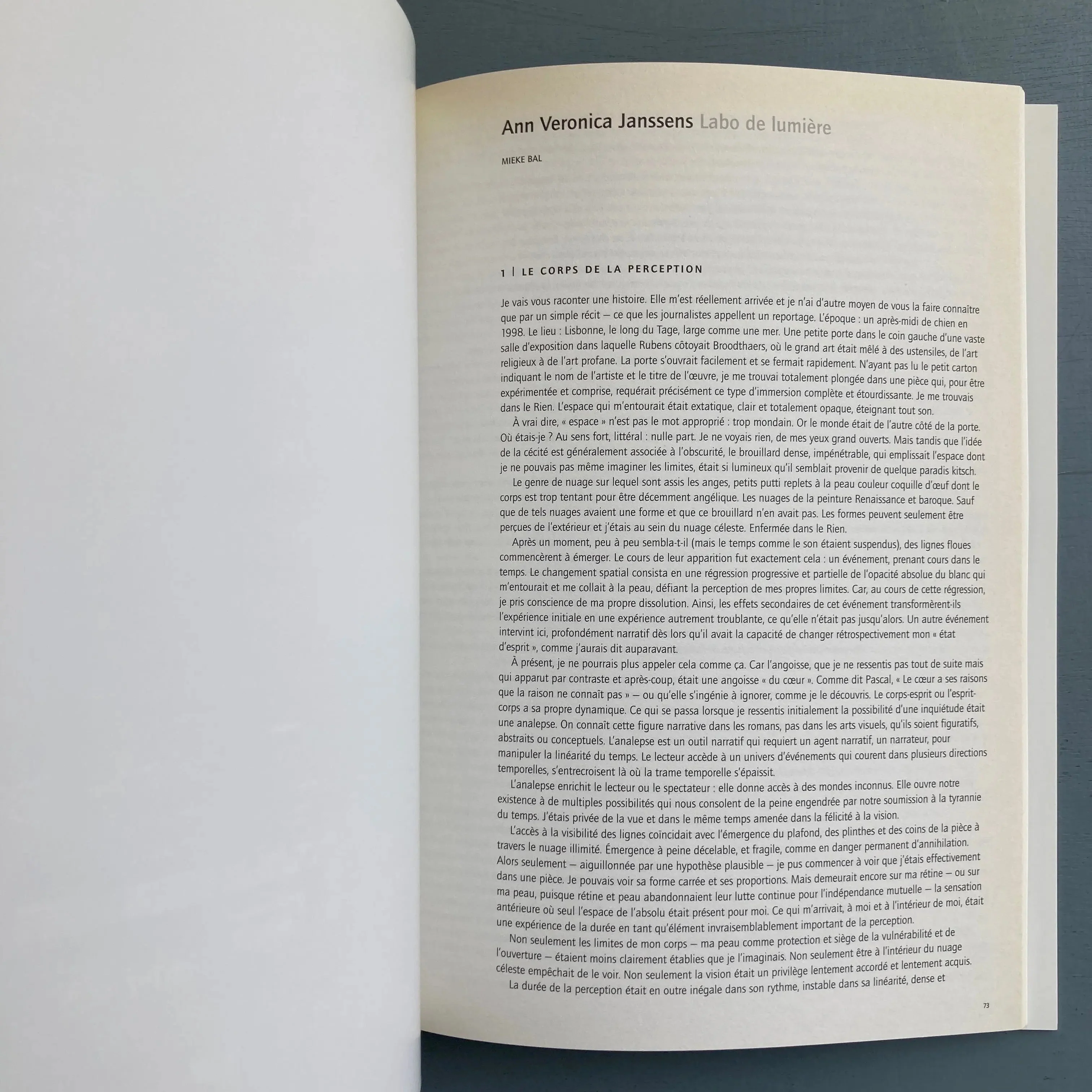 Ann Veronica Janssens - A Different Image in Each Eye - La Lettre volée 1999 - Image 8