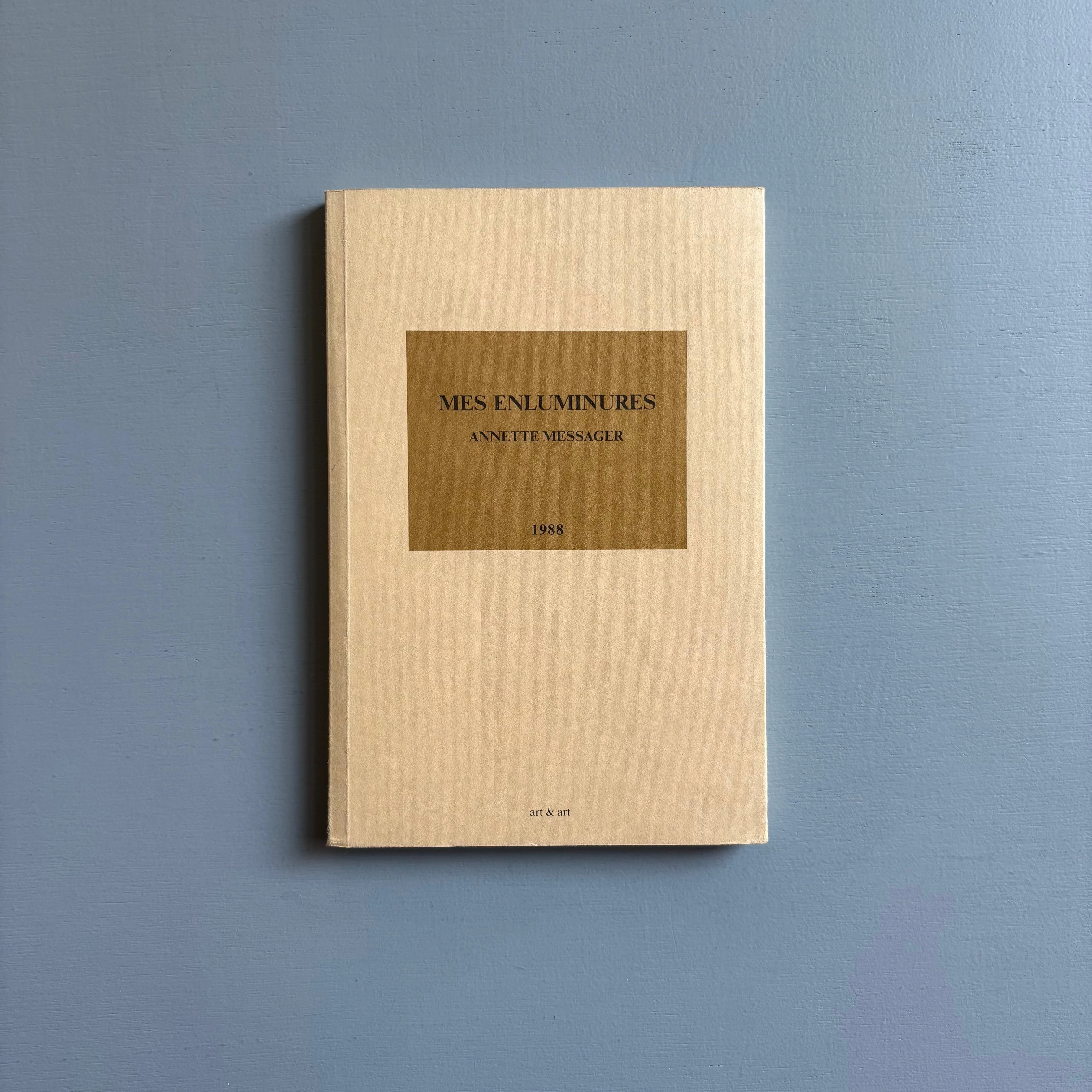 Annette Messager - Mes enluminures - art & art 1988