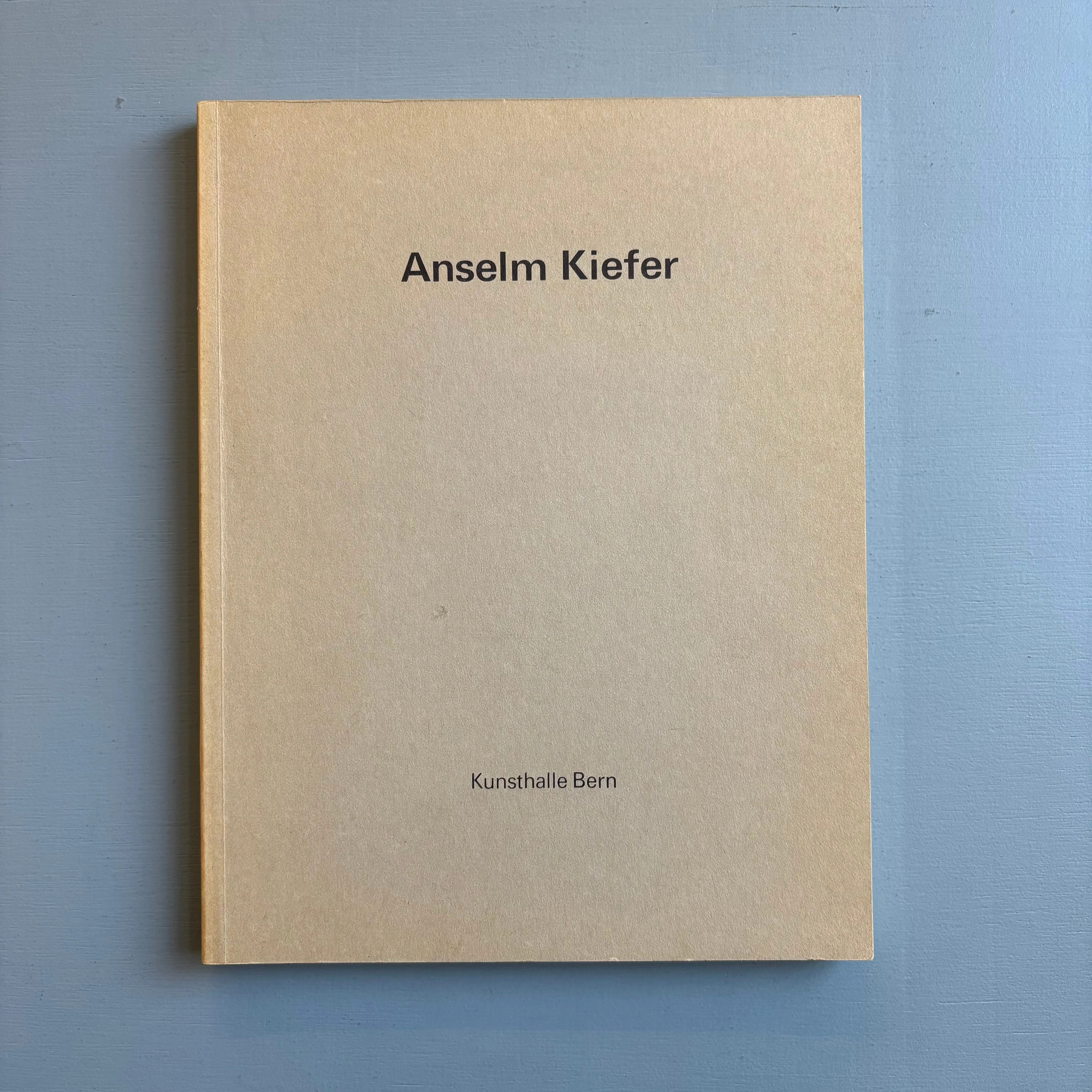 Anselm Kiefer - Bilder und Bücher - Kunsthalle Bern 1978