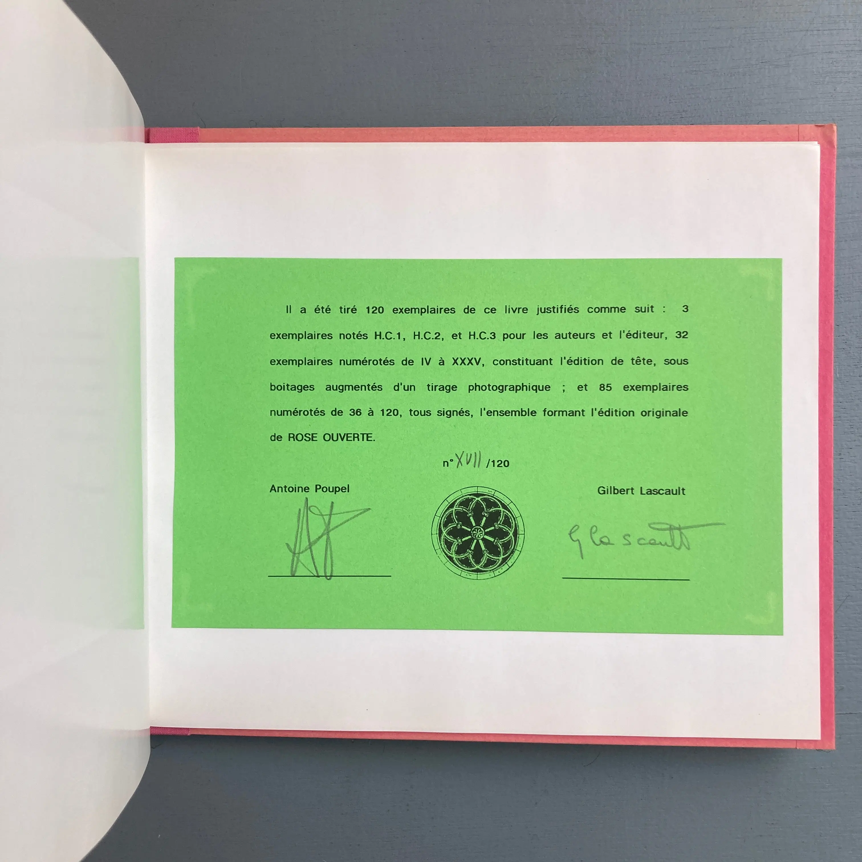 Antoine Poupel, Gilbert Lascault (signed) - Rose ouverte, L'Art Pénultième - 2002 - Image 9