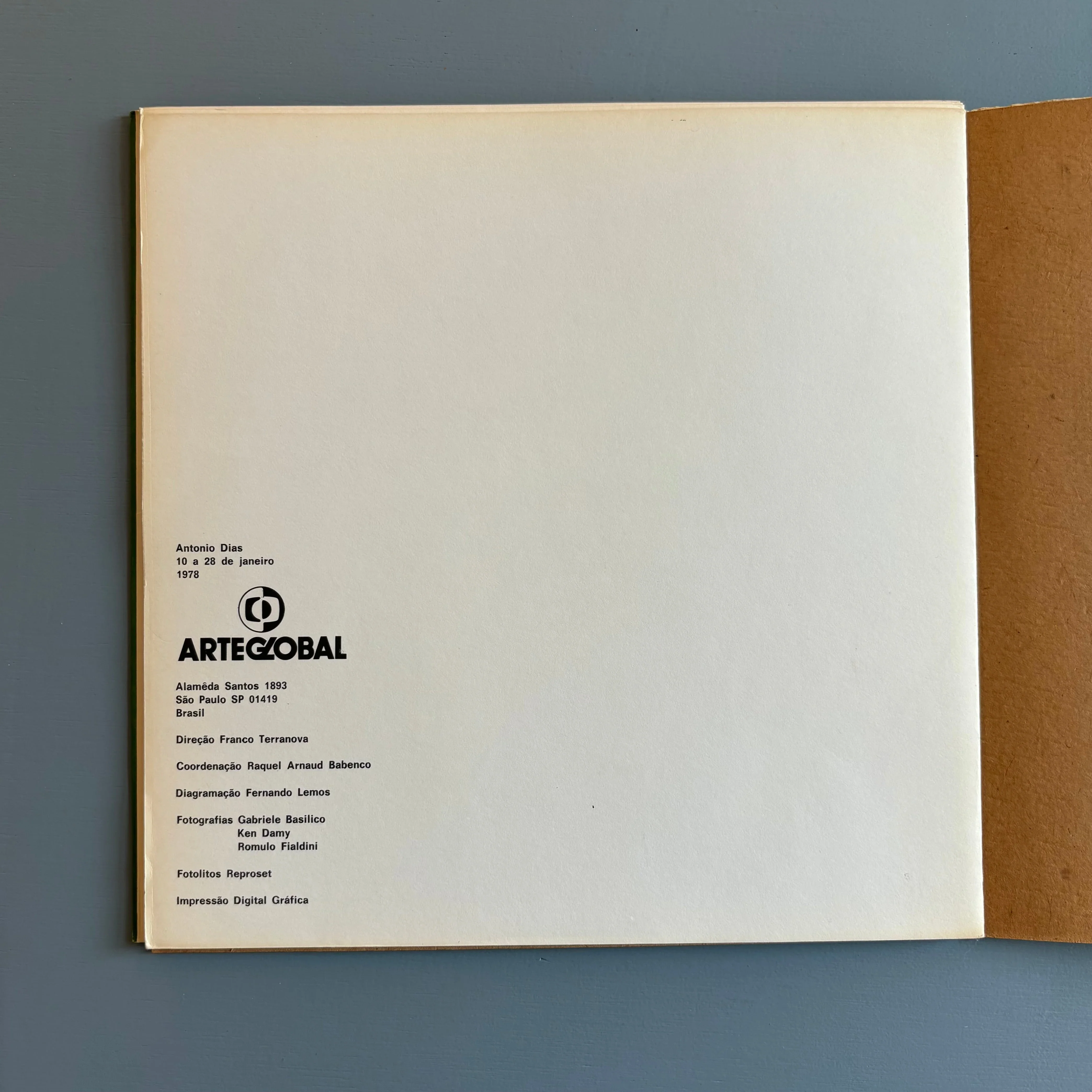 Antonio Dias - O Papel do Artista/A Ilustração da Arte - Galeria Arte Global 1978 - Image 7
