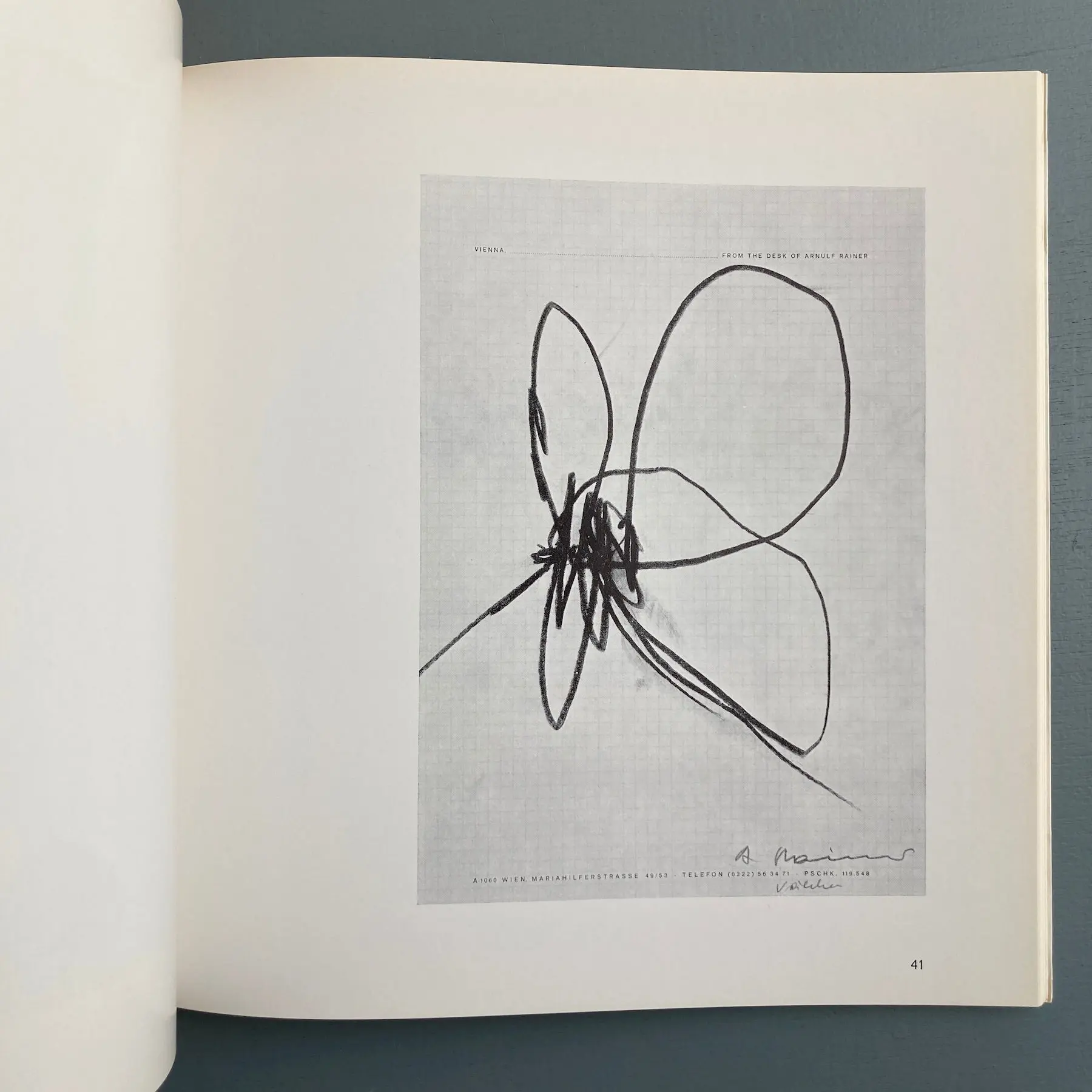 Arnulf Rainer - Blindzeichnungen - Hake Verlag 1973 - Image 3