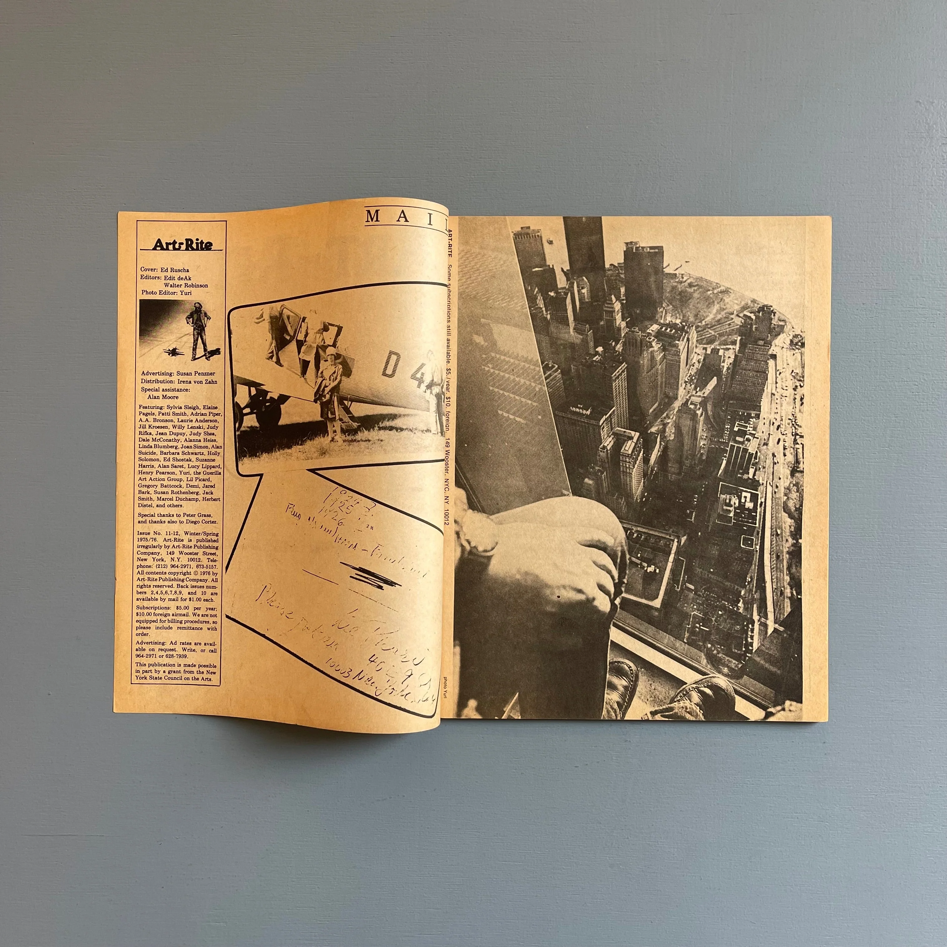 Art-Rite Issue No. 11-12 - Art-Rite Publishing Winter/Spring 1975/1976 - Image 2