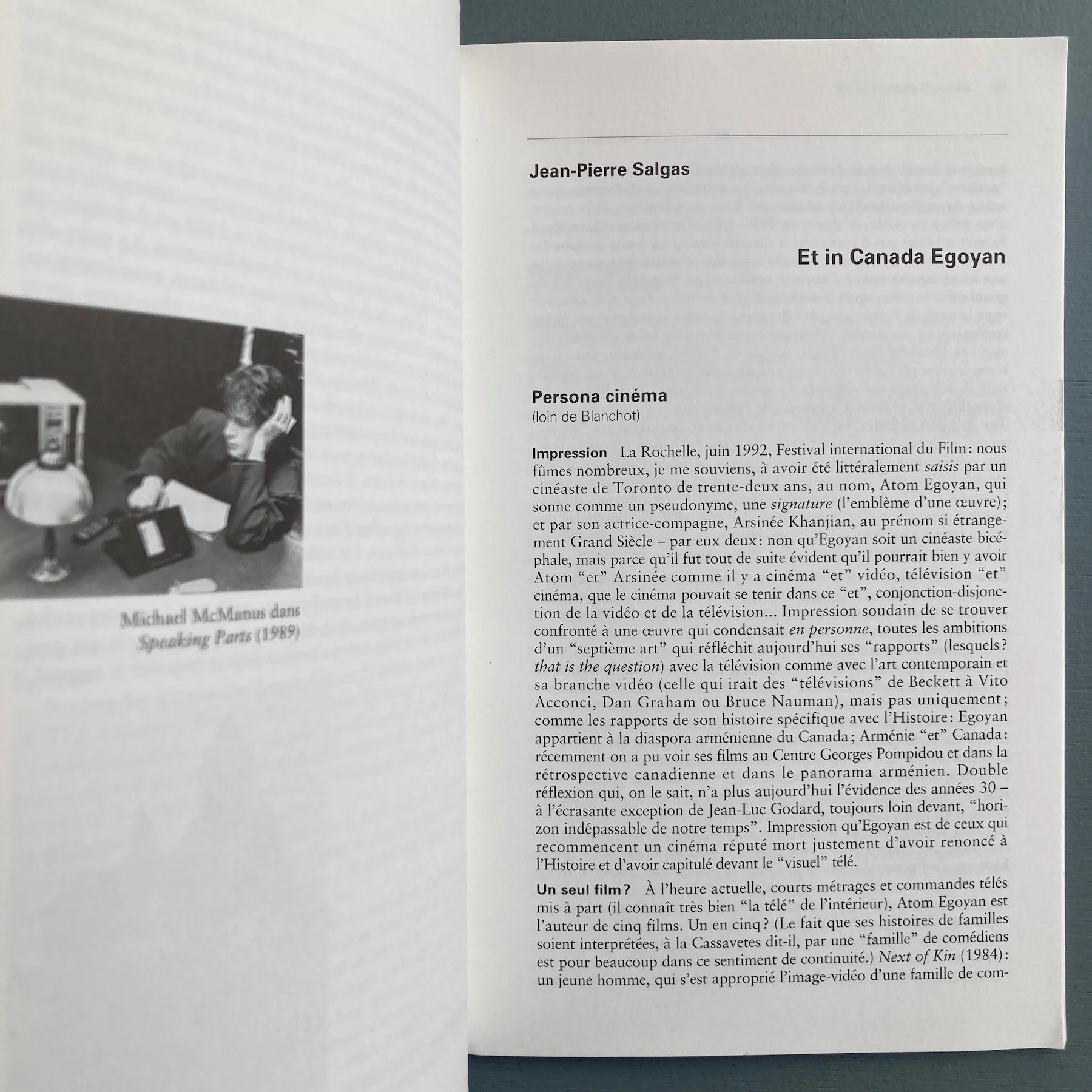 Atom Egoyan - Editions du Jeu de Paume 1993 - Image 4
