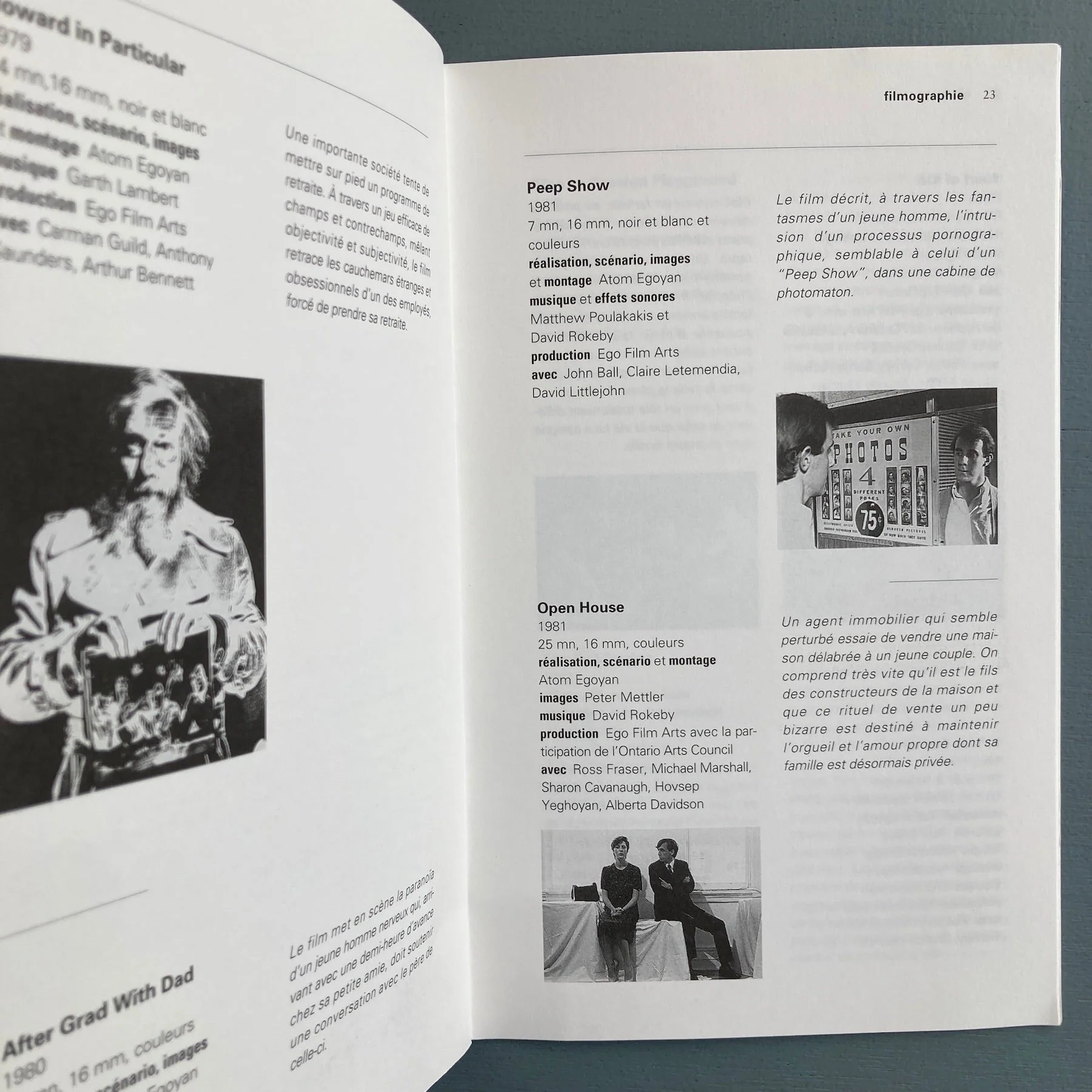 Atom Egoyan - Editions du Jeu de Paume 1993 - Image 6