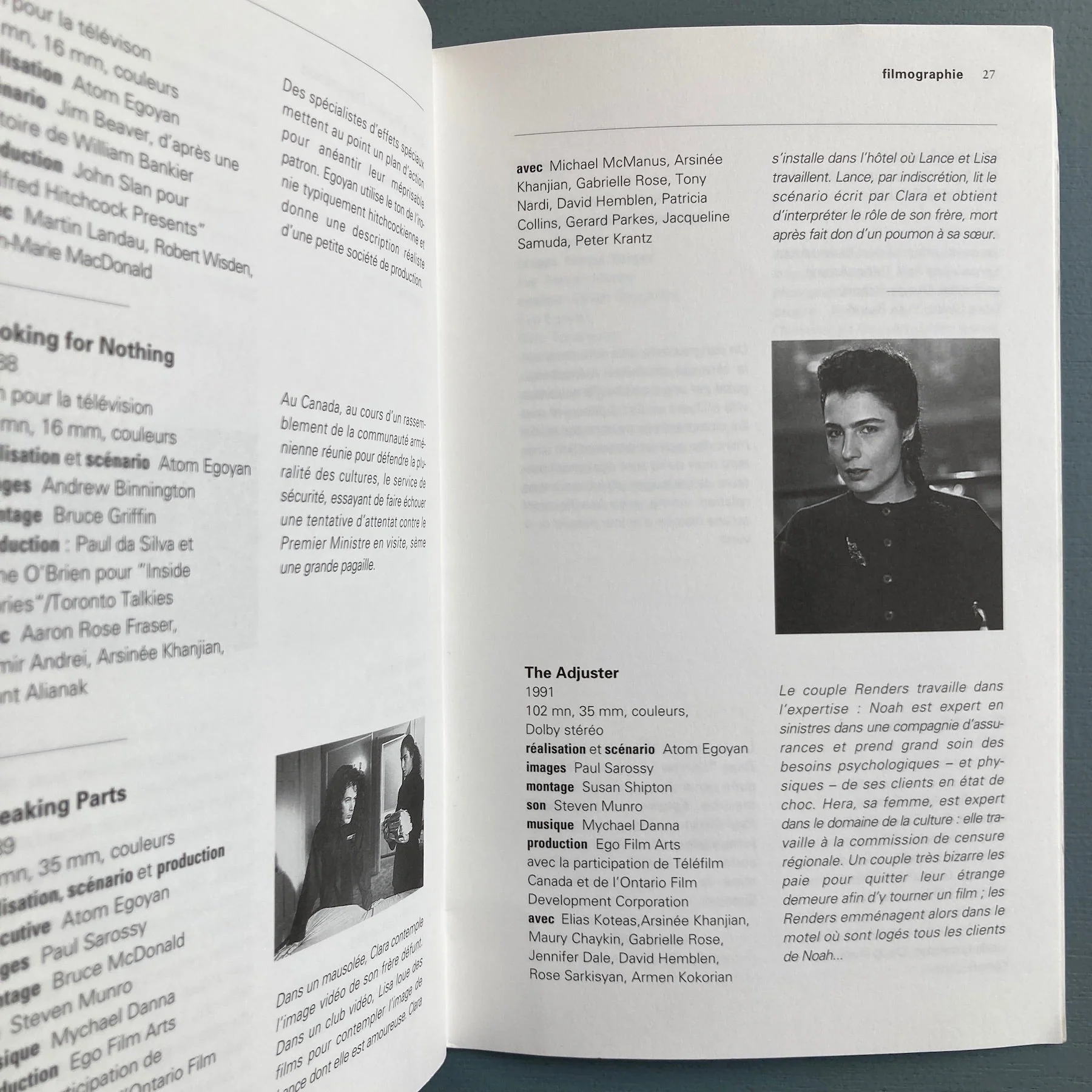 Atom Egoyan - Editions du Jeu de Paume 1993 - Image 9
