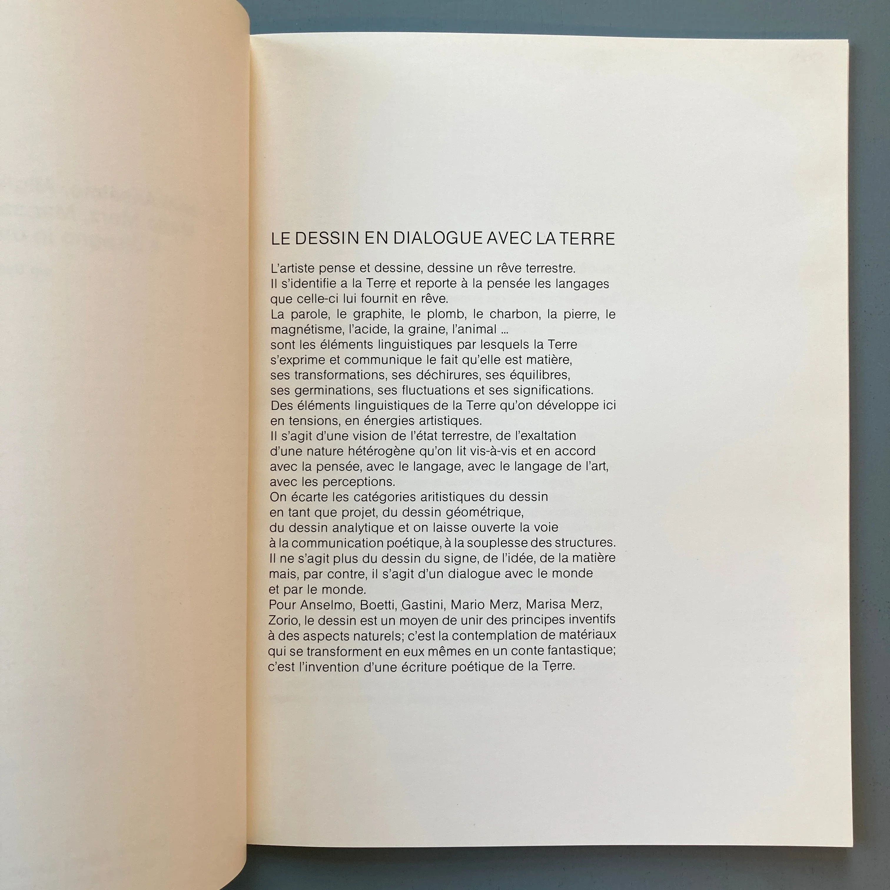 Beatrice Merz - il disegno in dialogo con la terra (collective exhibition) - Baronian 1984 - Image 3