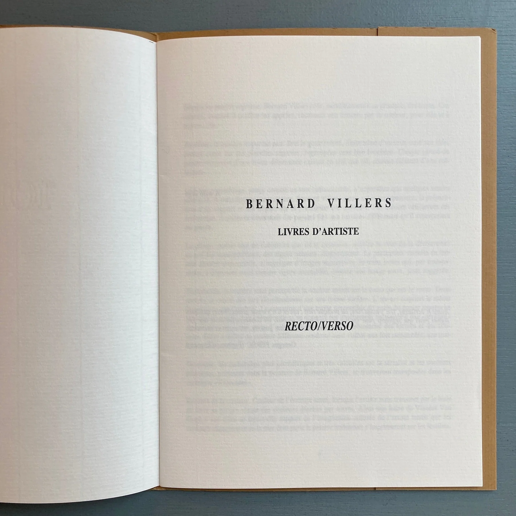 Bernard Villers - Recto/Verso - Guy Ledune 1992 - Image 3
