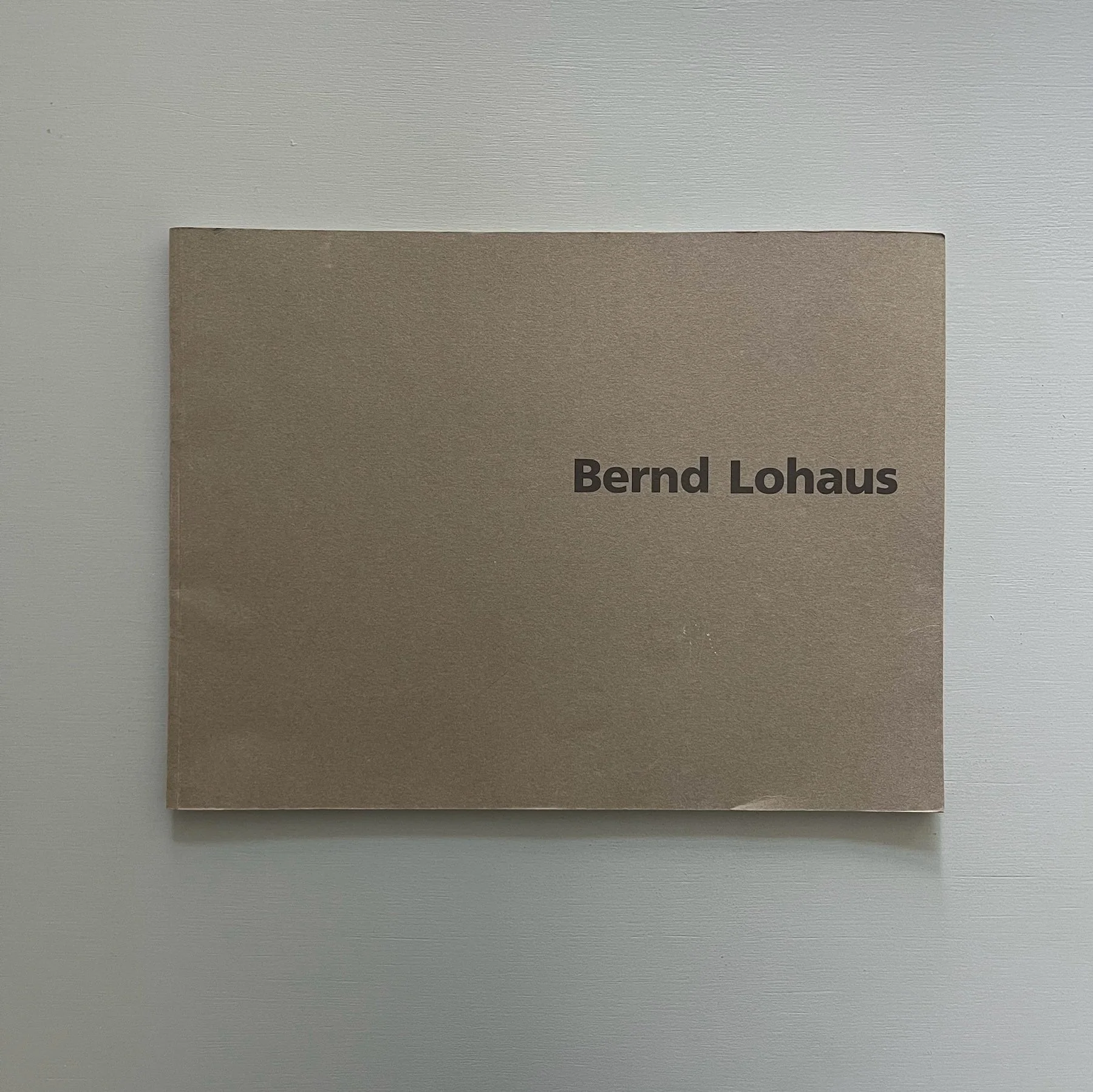 Bernd Lohaus (signed) - Musée d'art moderne de Villeneuve d'Ascq 1988