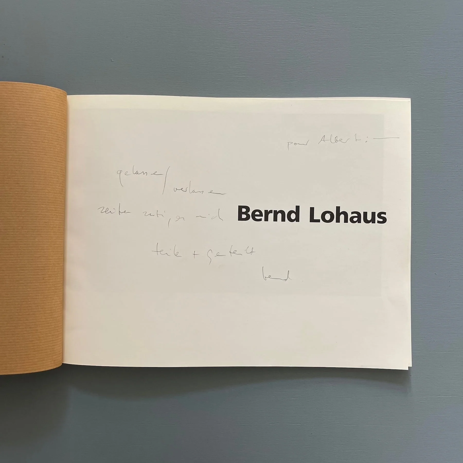 Bernd Lohaus (signed) - Musée d'art moderne de Villeneuve d'Ascq 1988 - Image 2