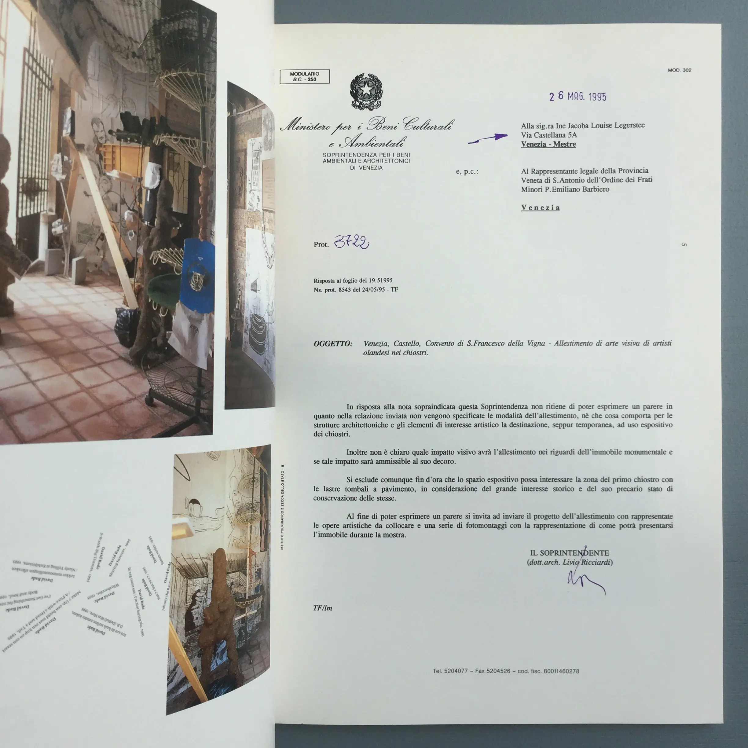 Braak, Lex ter & Bart de Baere - Post factum. Onder Anderen/ Among Others - San Francisco della Vigna/ Venezia/ Gent 1995 - Image 4