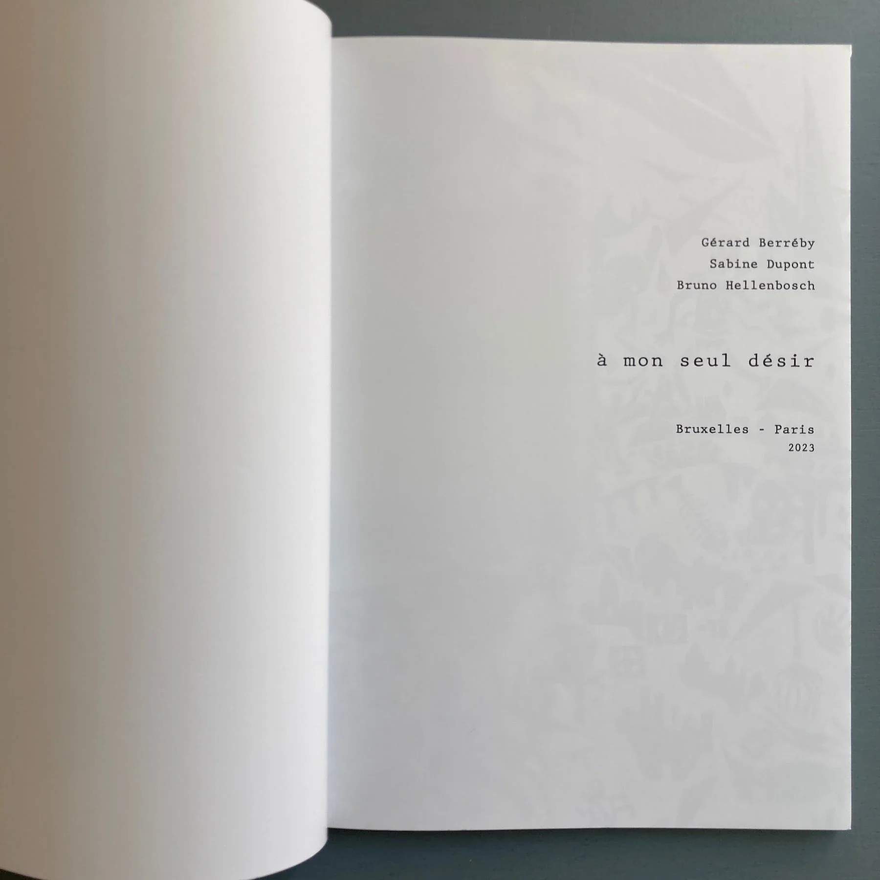 Bruno Hellenbosch - A mon seul désir (édition de tête with print) - Self-published 2023 - Image 4