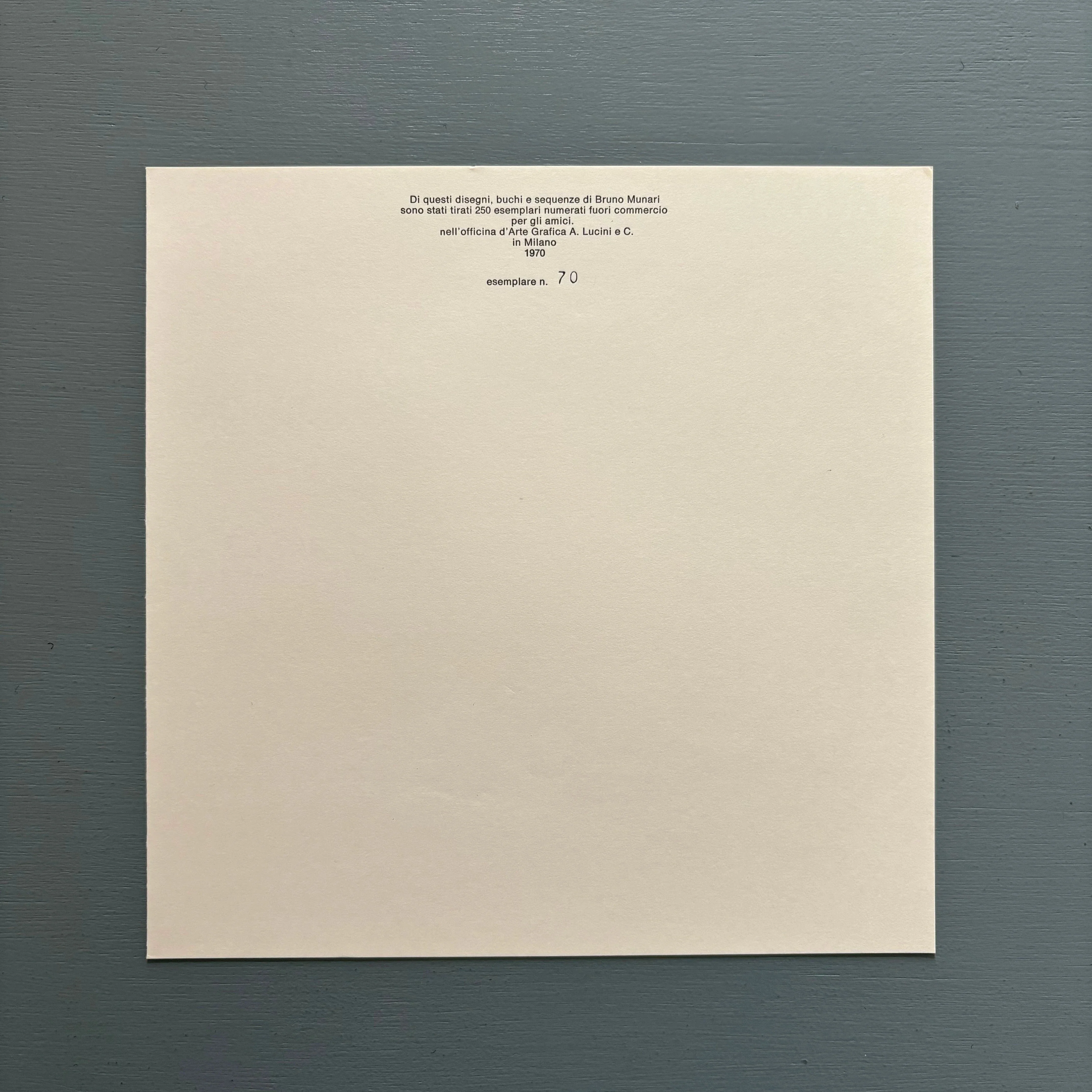 Bruno Munari - Guardiamoci negli occhi - Giorgio Lucini Editore 1970 - Image 11
