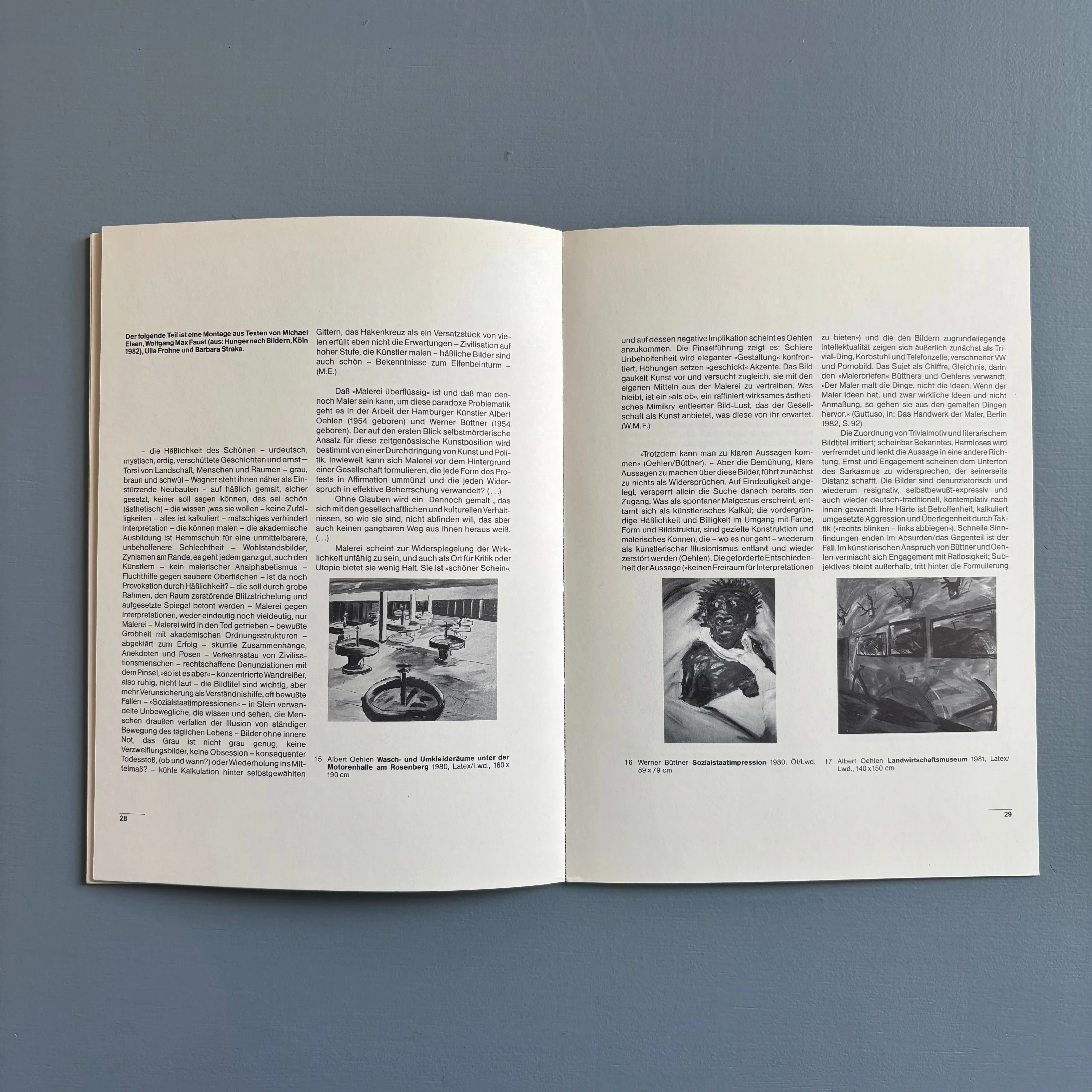 BĂĽttner / Oehlen - Rechts Blinken-Links Abbiegen - NGBK RealismusStudio 1982 - Image 5