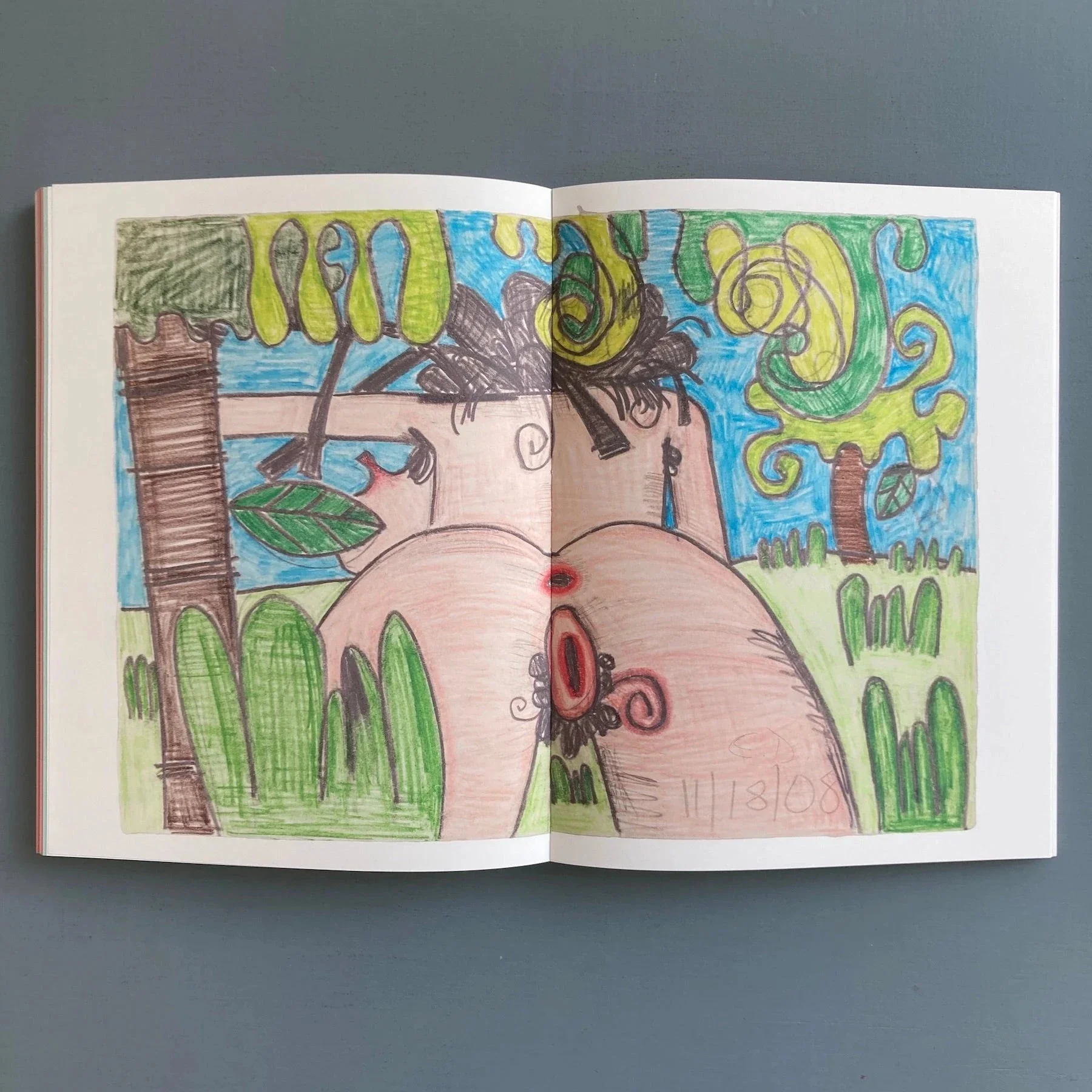 Carroll Dunham - Note to self (drawings 1979-2014) - Karma 2014 - Image 10