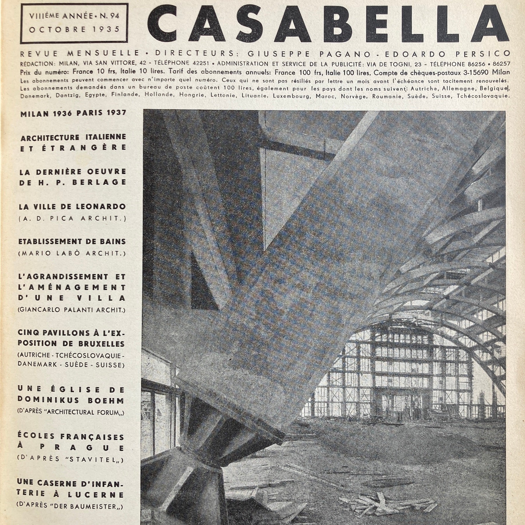 Casabella N.94 - VIIIéme année - Octobre 1935 - Image 9