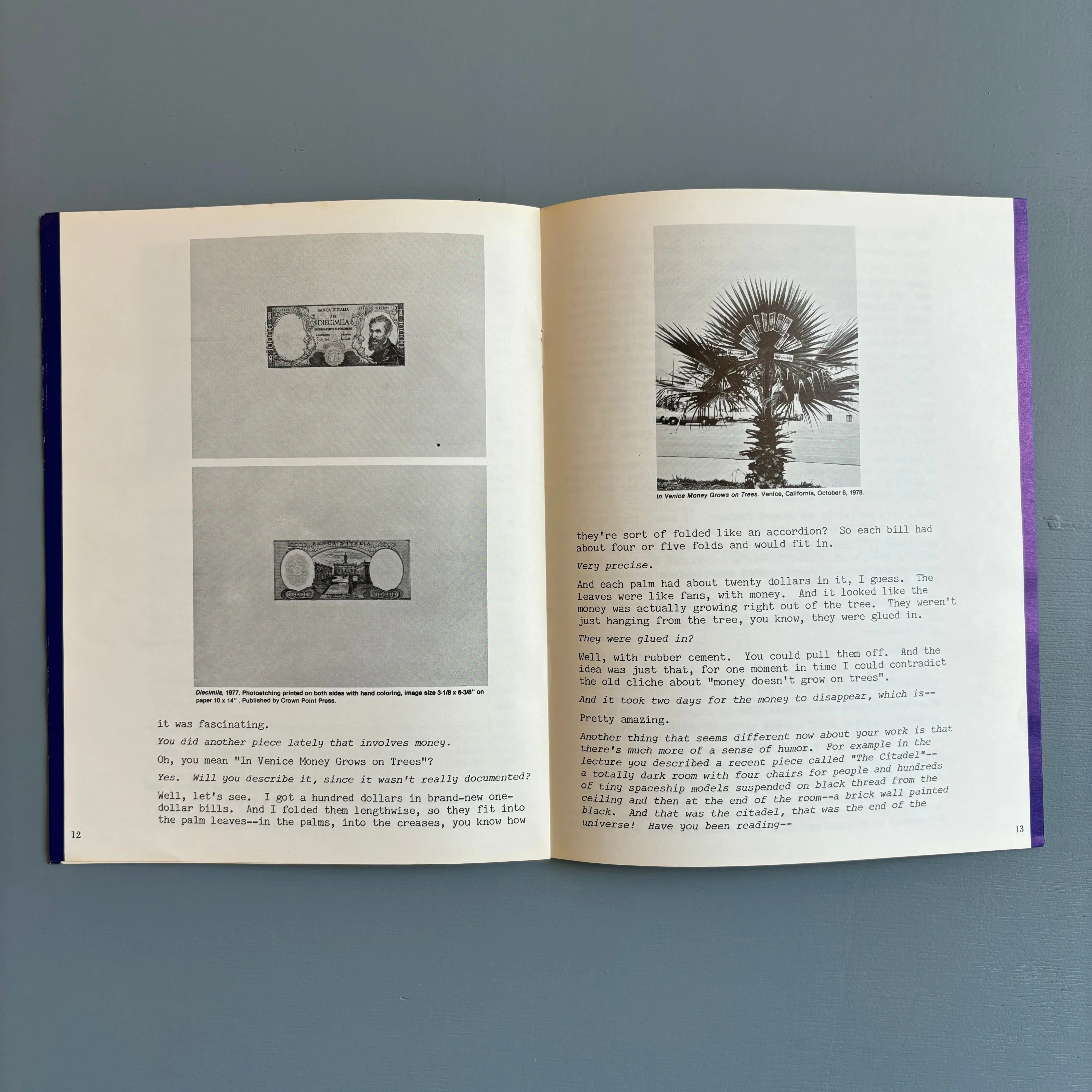 Chris Burden - View Vol. I No. 8 January 1978 - Image 5