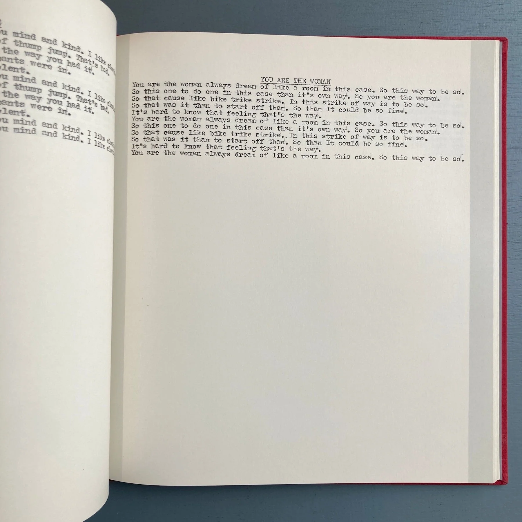 Christopher Knowles - Typings (1974-1977) hardcover - Vehicle Editions 1979 - Image 5
