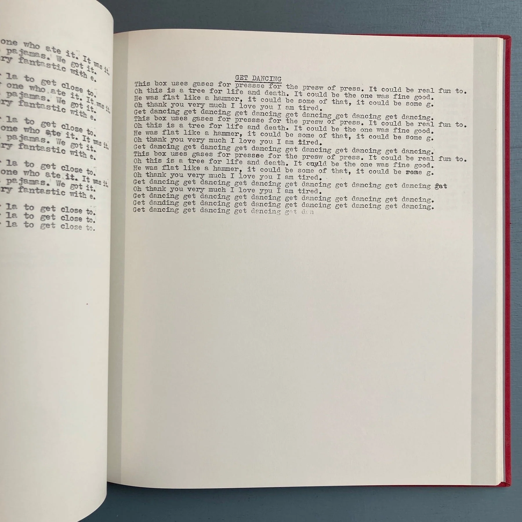 Christopher Knowles - Typings (1974-1977) hardcover - Vehicle Editions 1979 - Image 6
