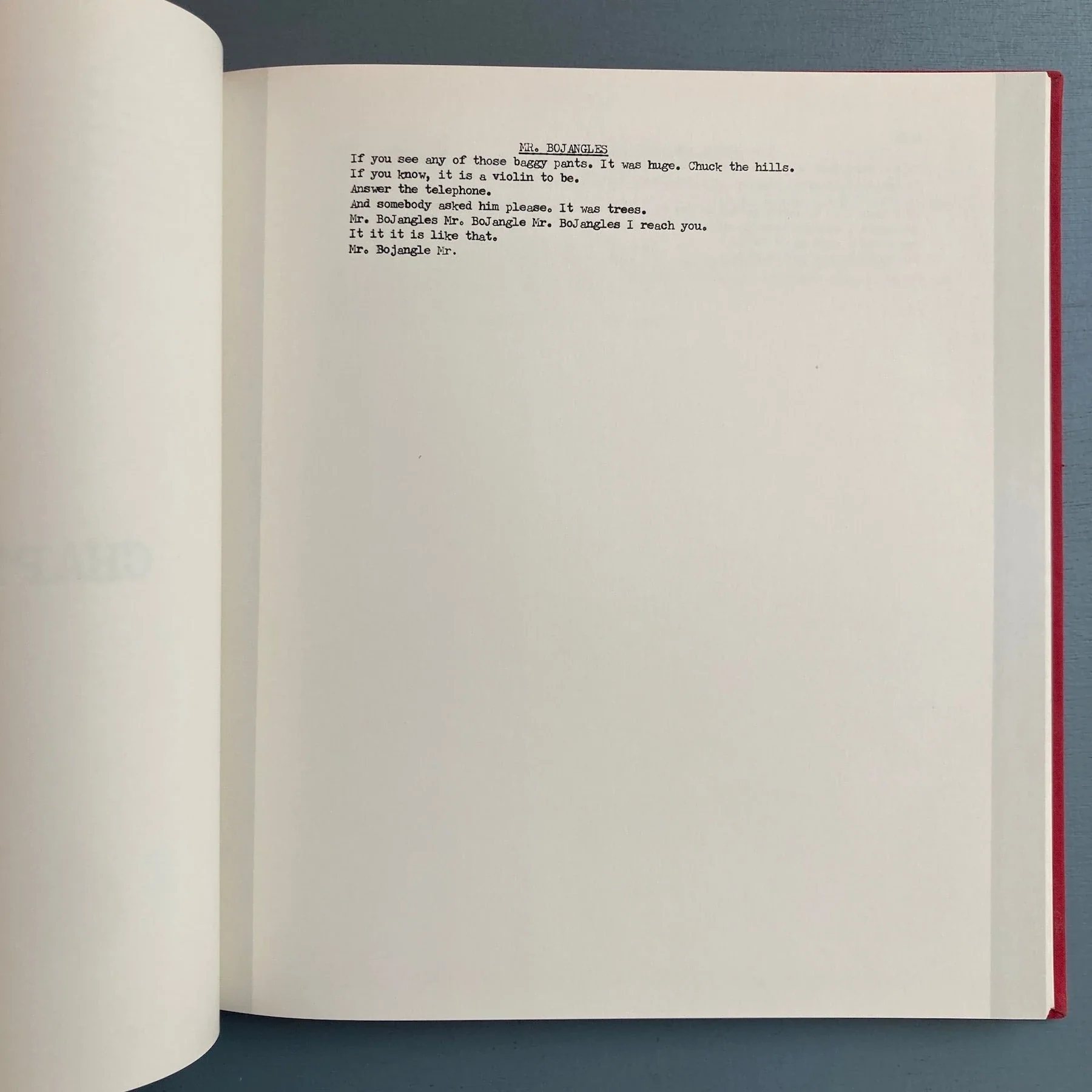 Christopher Knowles - Typings (1974-1977) hardcover - Vehicle Editions 1979 - Image 7