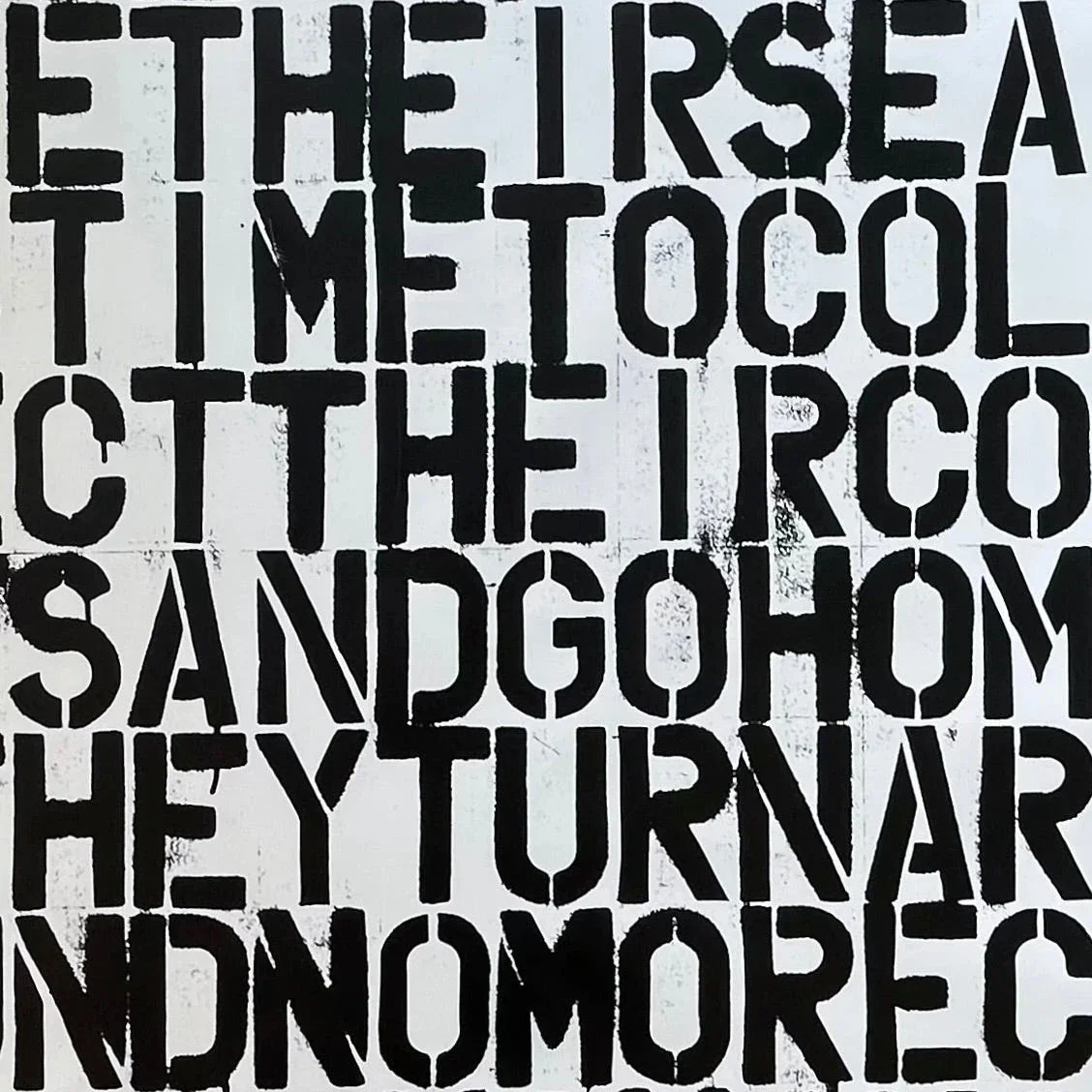 Christopher Wool & Félix González-Torres poster - The show is over - Printed Matter 1993 - Image 2
