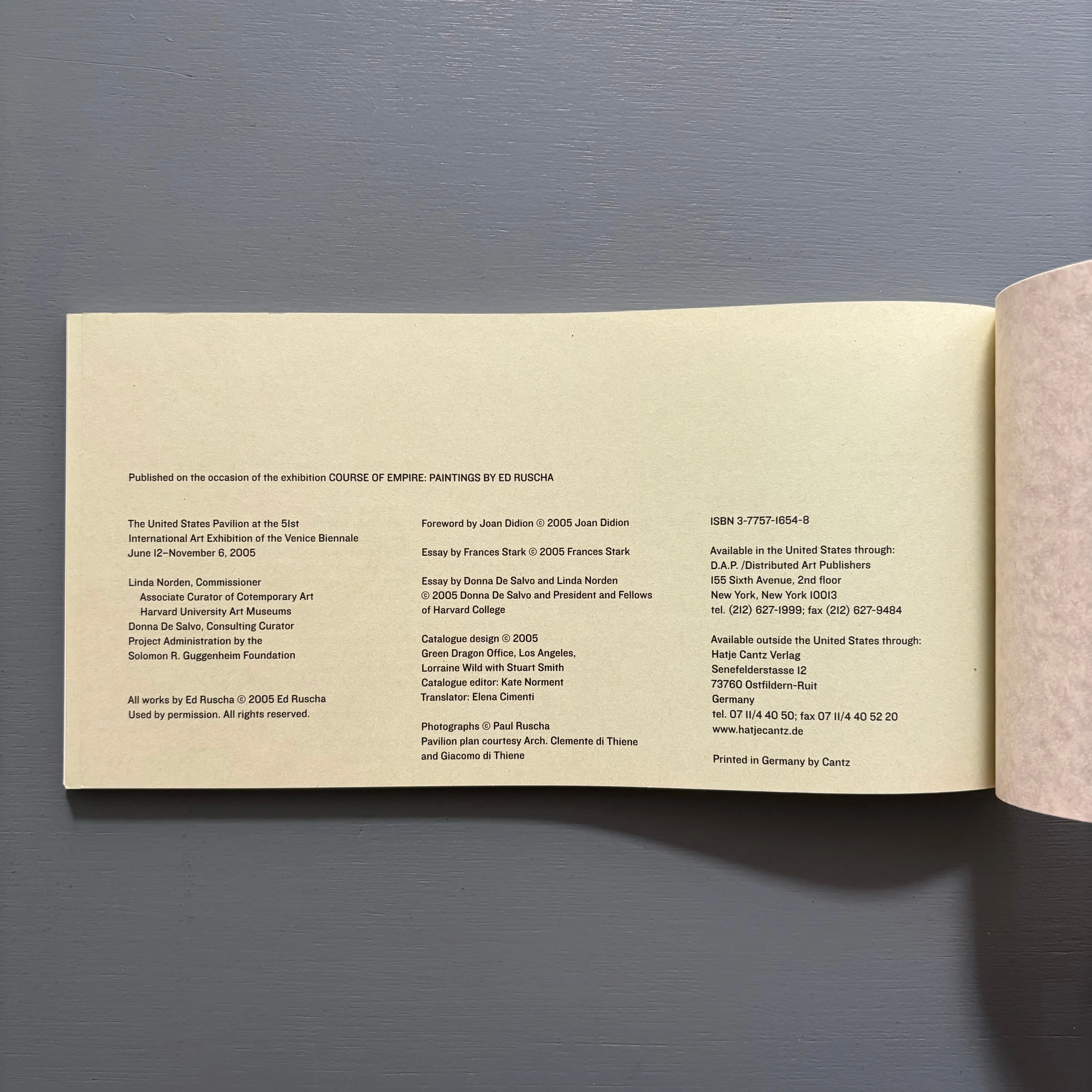 Course of Empire: Paintings by Ed Ruscha - Hatje Cantz 2005 - Image 7