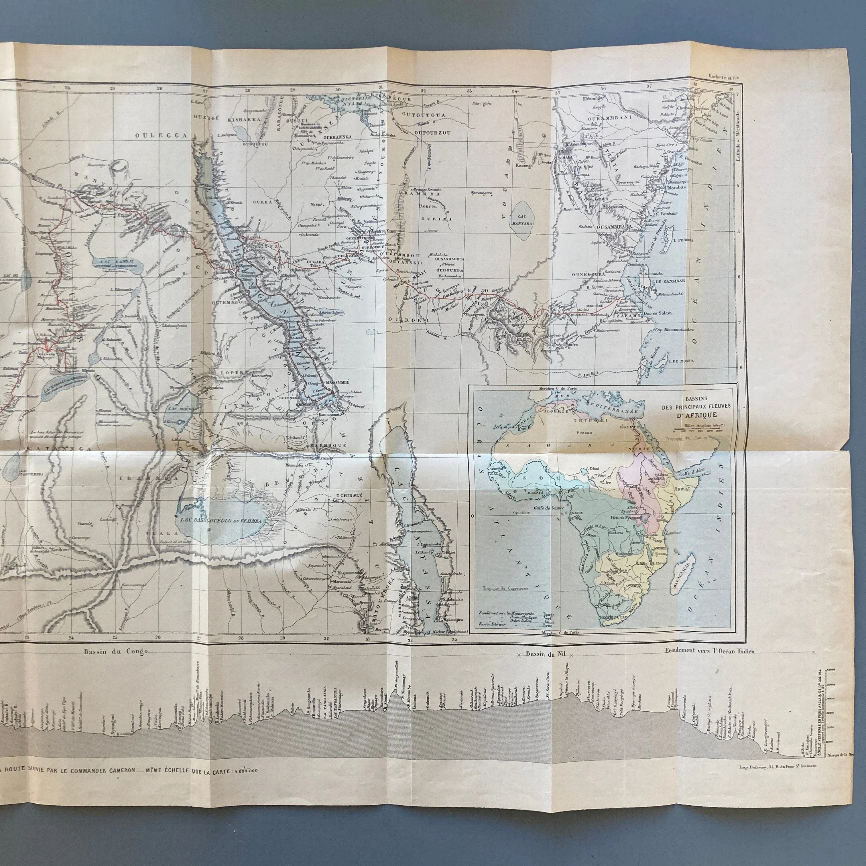 Ct V.L. Cameron - A travers l'Afrique - Hachette 1881 - Image 3