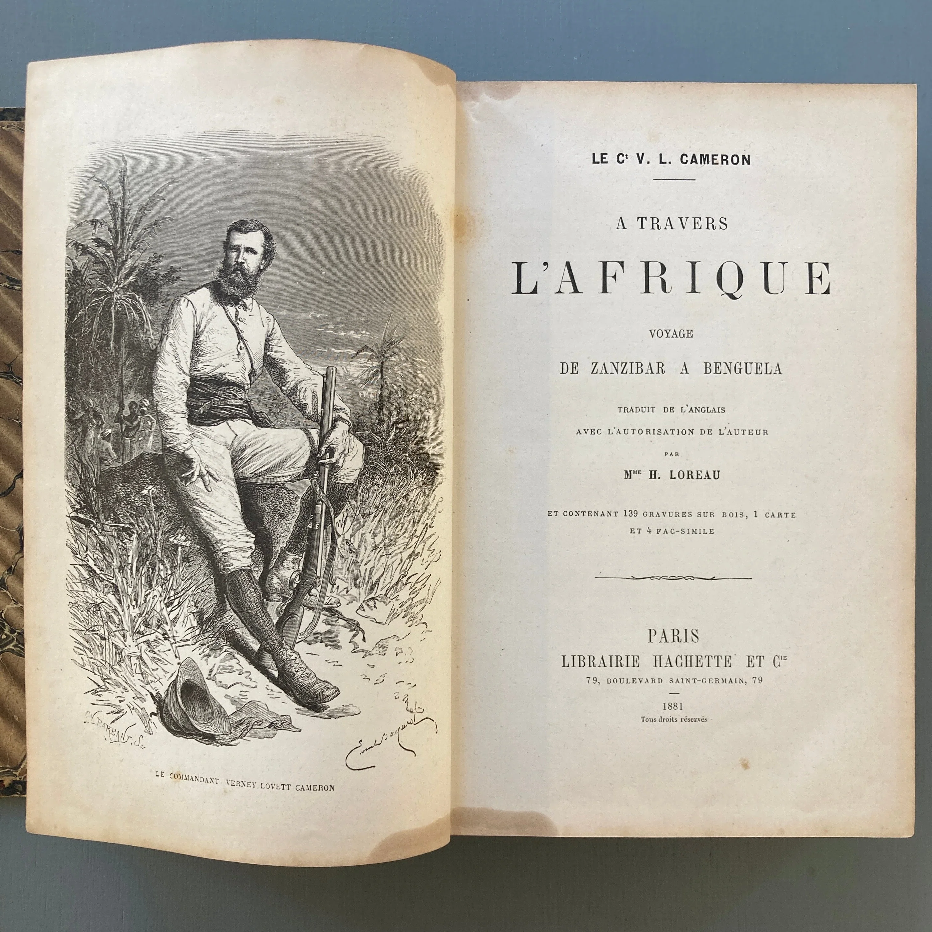 Ct V.L. Cameron - A travers l'Afrique - Hachette 1881 - Image 4
