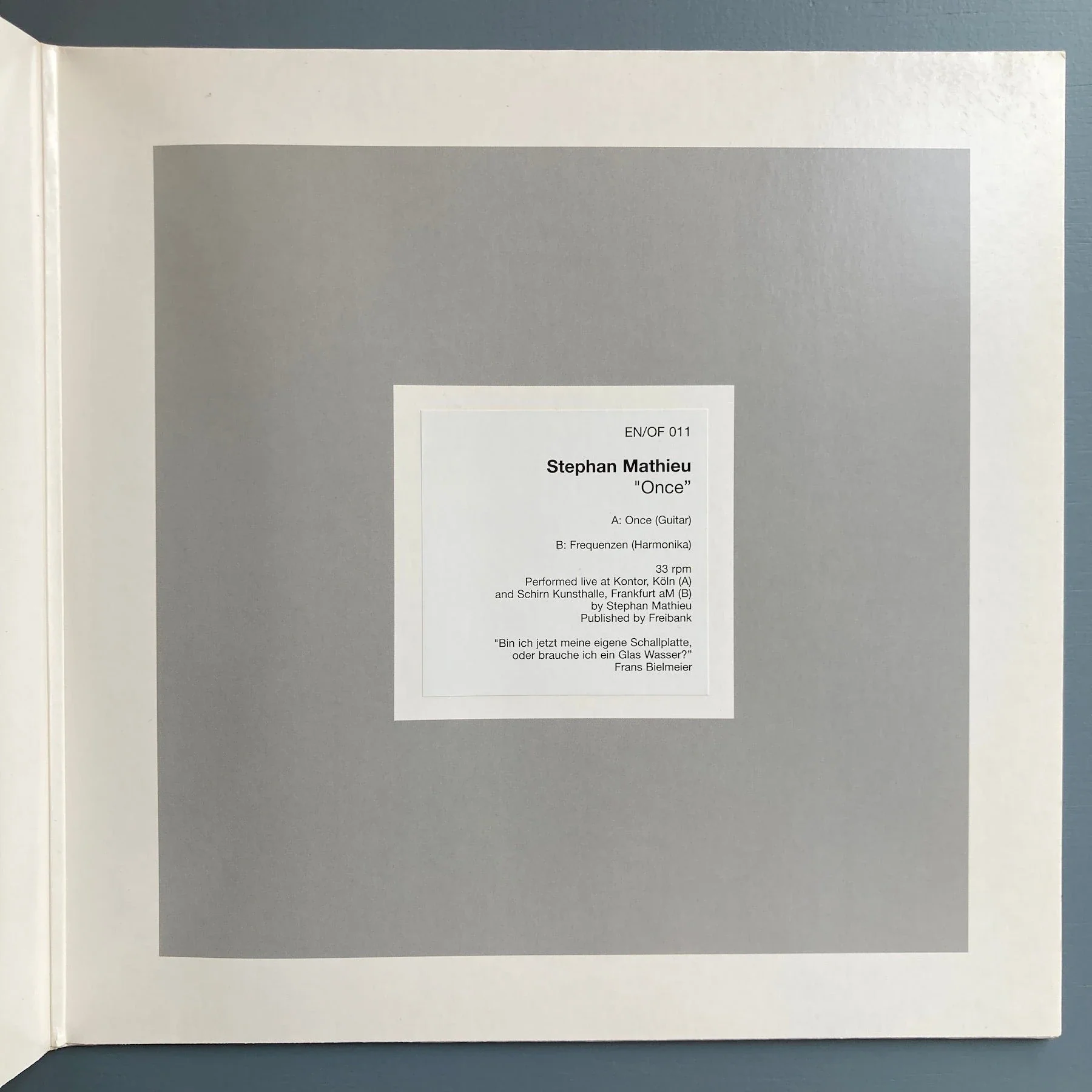 Darren Almond (signed) / Stephan Mathieu - EN/OF 011 2003 - Image 6