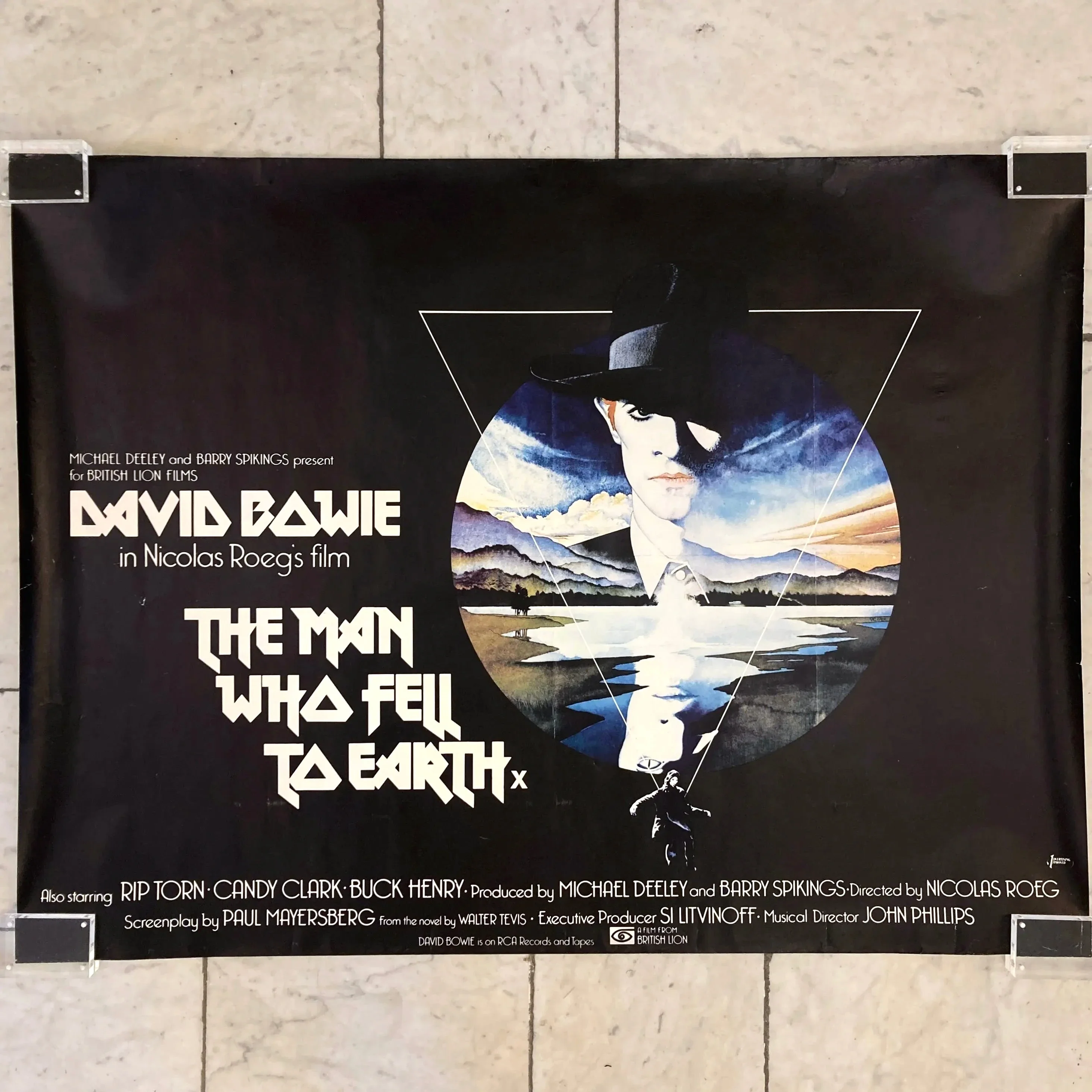 David Bowie - The Man who Fell to Earth poster - 1976 - Image 2