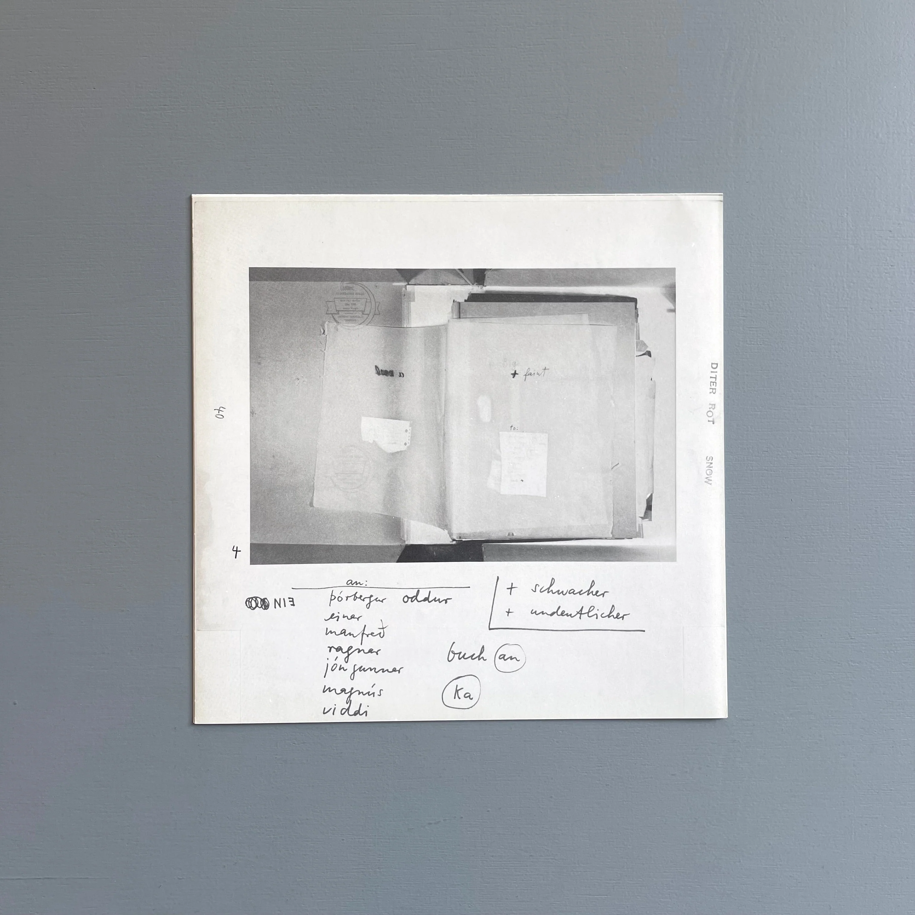 Dieter Rot - Snow - Edition ET 1966 - Image 10