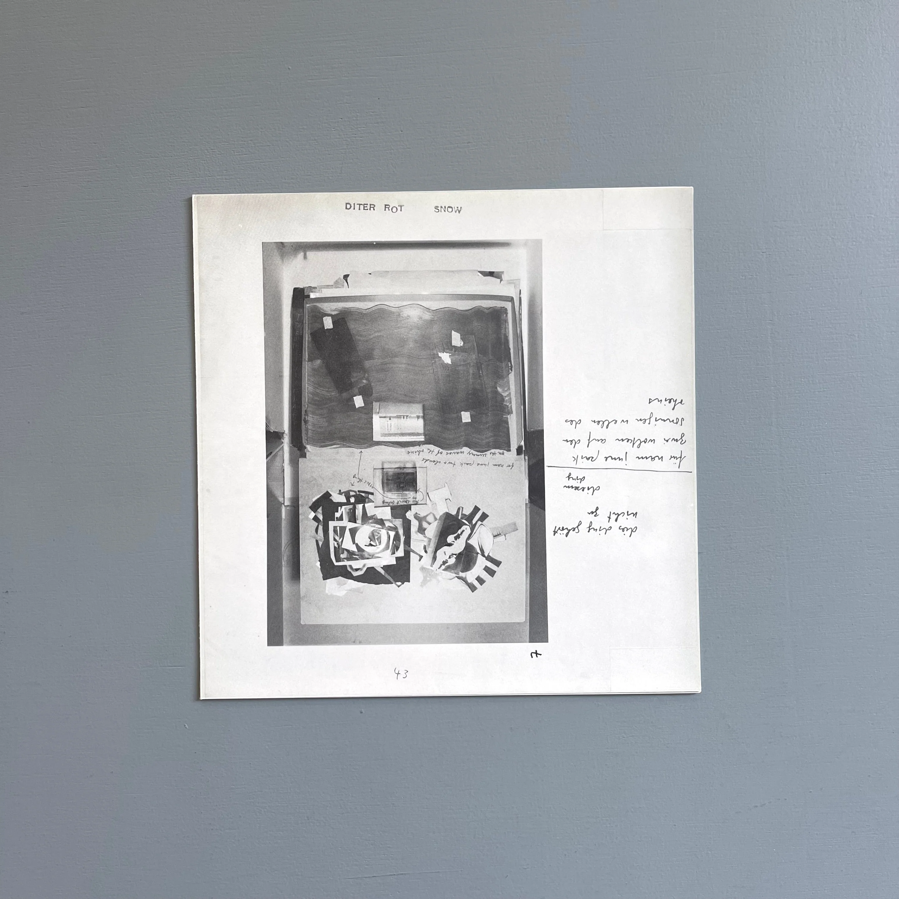 Dieter Rot - Snow - Edition ET 1966 - Image 16