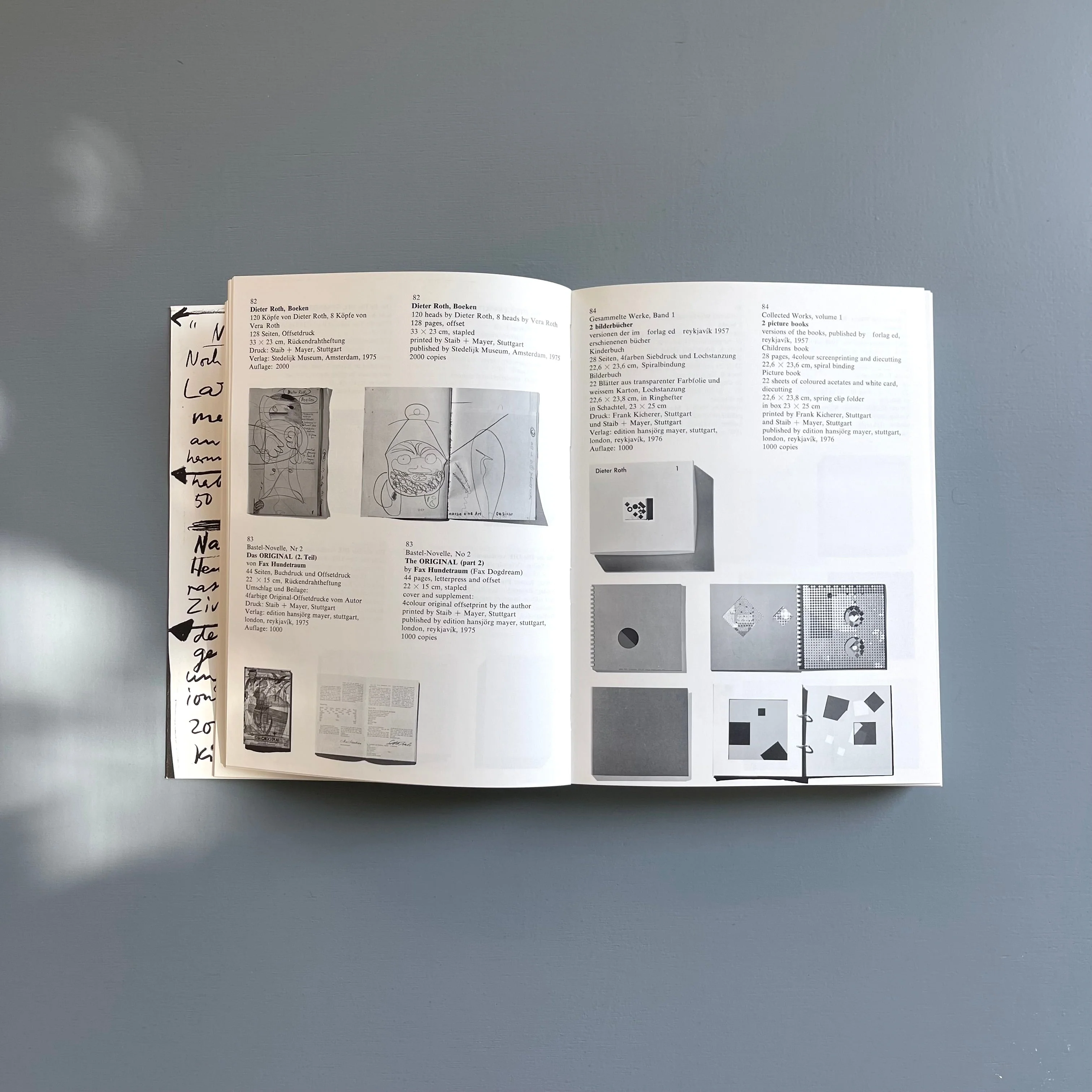 Dieter Roth - Collected Works volume 40 - Hansjörg Mayer 1979 - Image 2