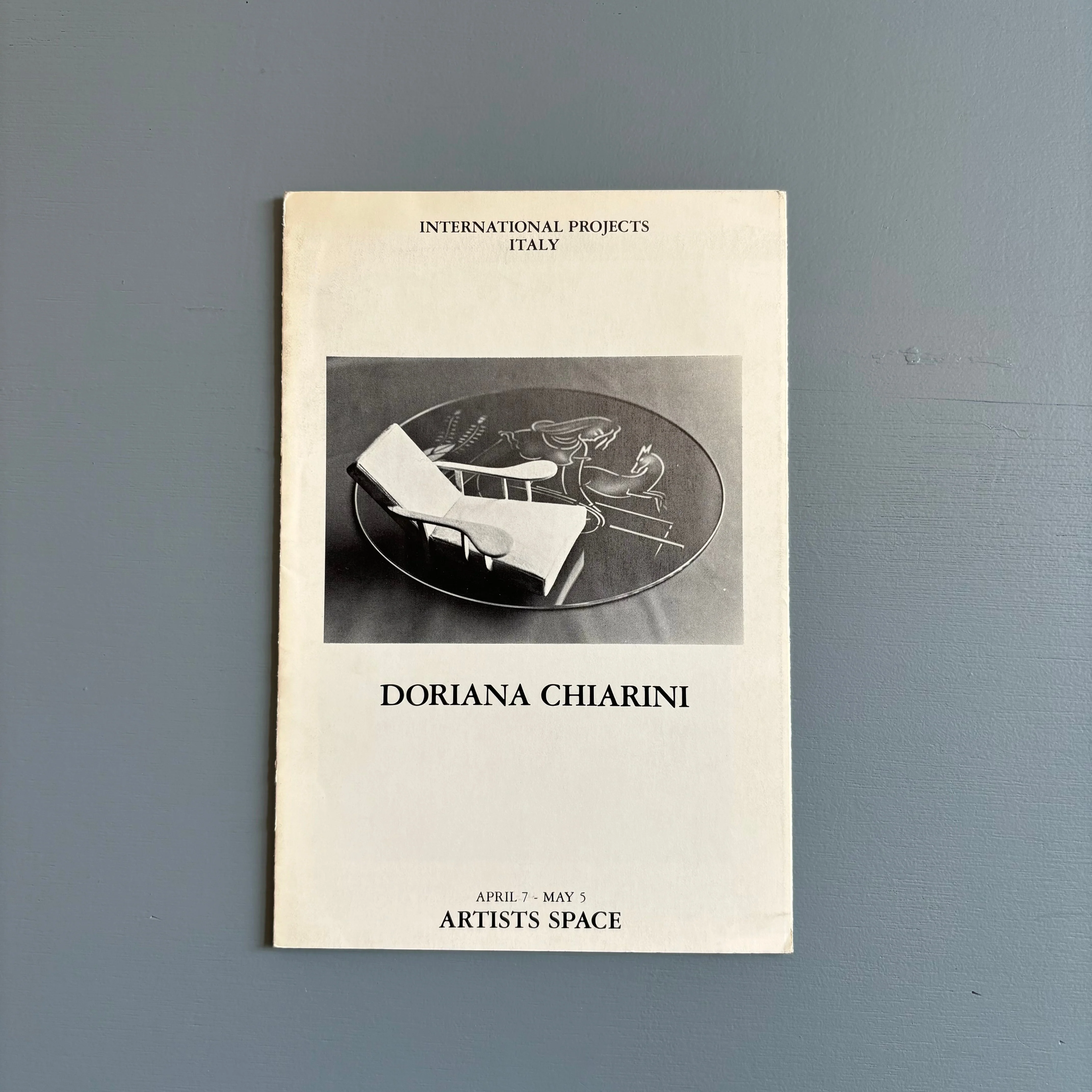 Doriana Chiarini - International Projects Italy - Artists Space 1984