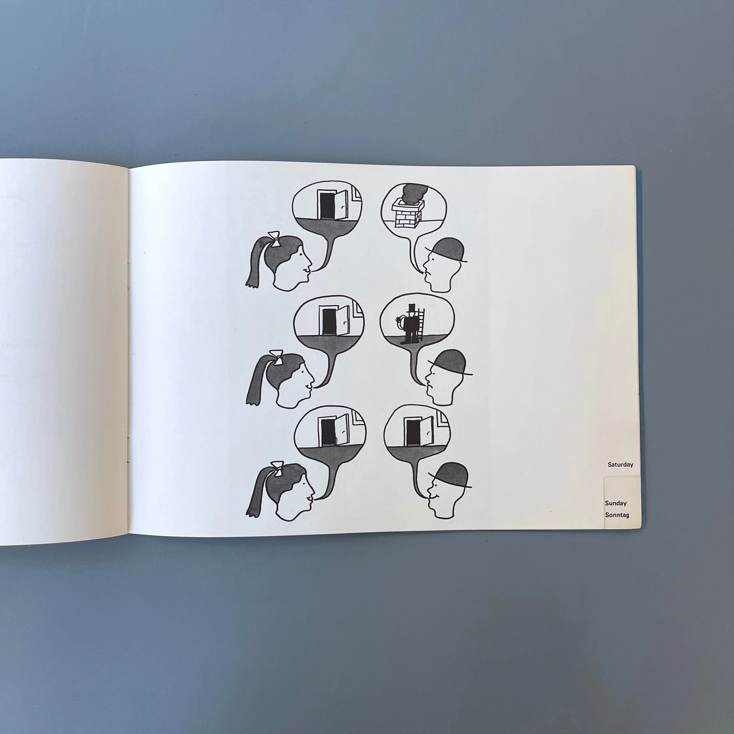 Robert Filliou - Mister Blue from Day-to-Day - Edition Lebeer Hossmann 1983 - Image 12