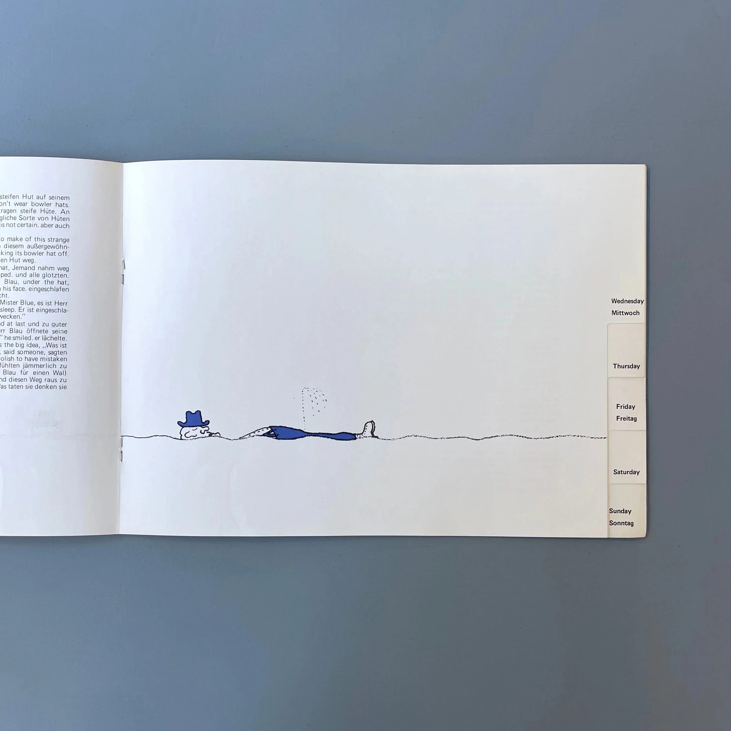 Robert Filliou - Mister Blue from Day-to-Day - Edition Lebeer Hossmann 1983 - Image 8