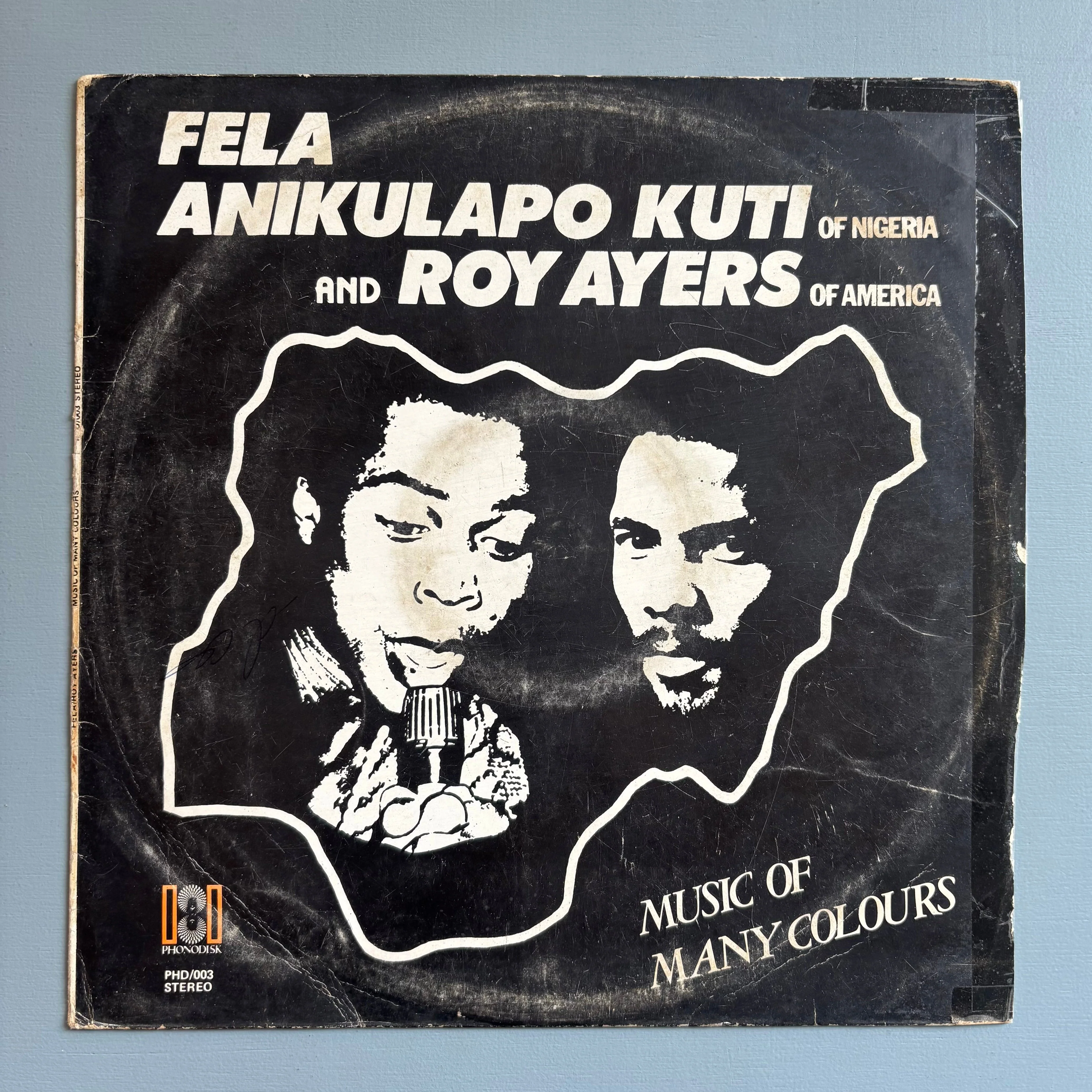 Fela Kuti and Roy Ayers - Music of many colours - Phonodisk NI 1980