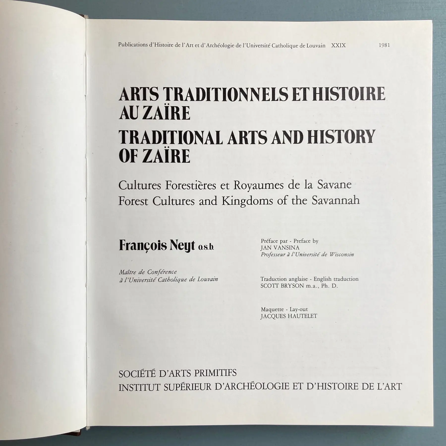 François Neyt - Arts traditionnels et histoire au Zaïre - Société d'arts primitifs 1981 - Image 5