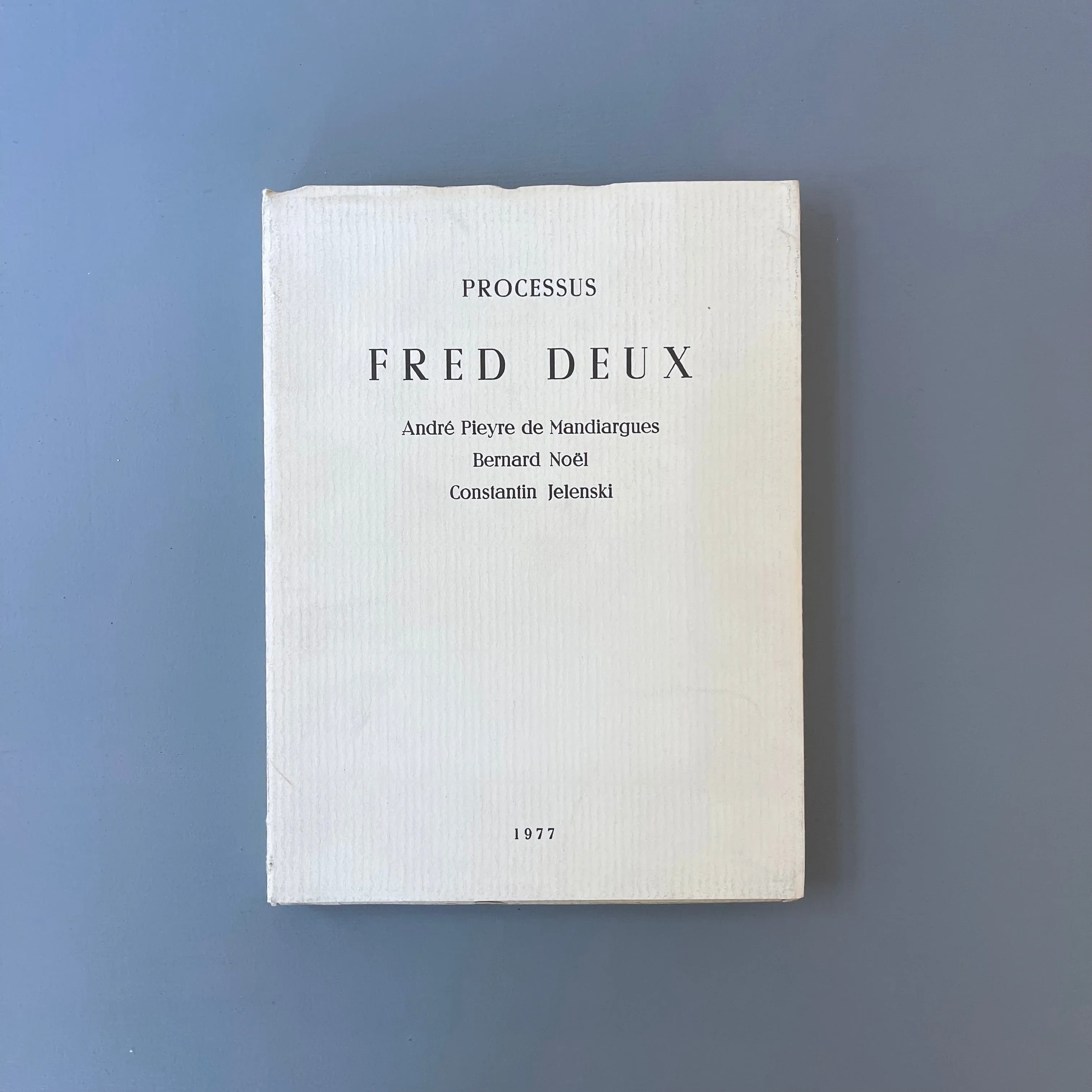 Fred Deux - Processus - Galerie Alphonse Chave 1977