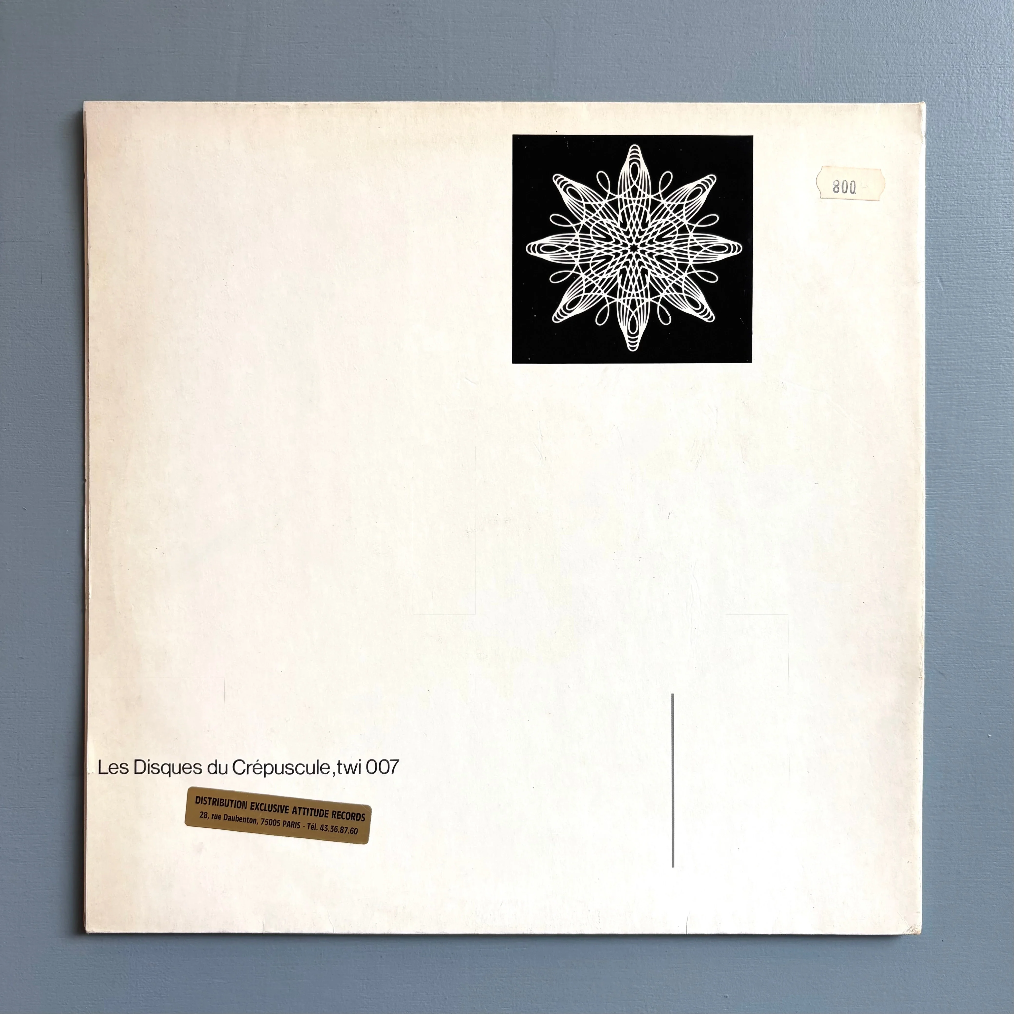 From Brussels With Love - Les disques du crépuscule BE 1986 - Image 2