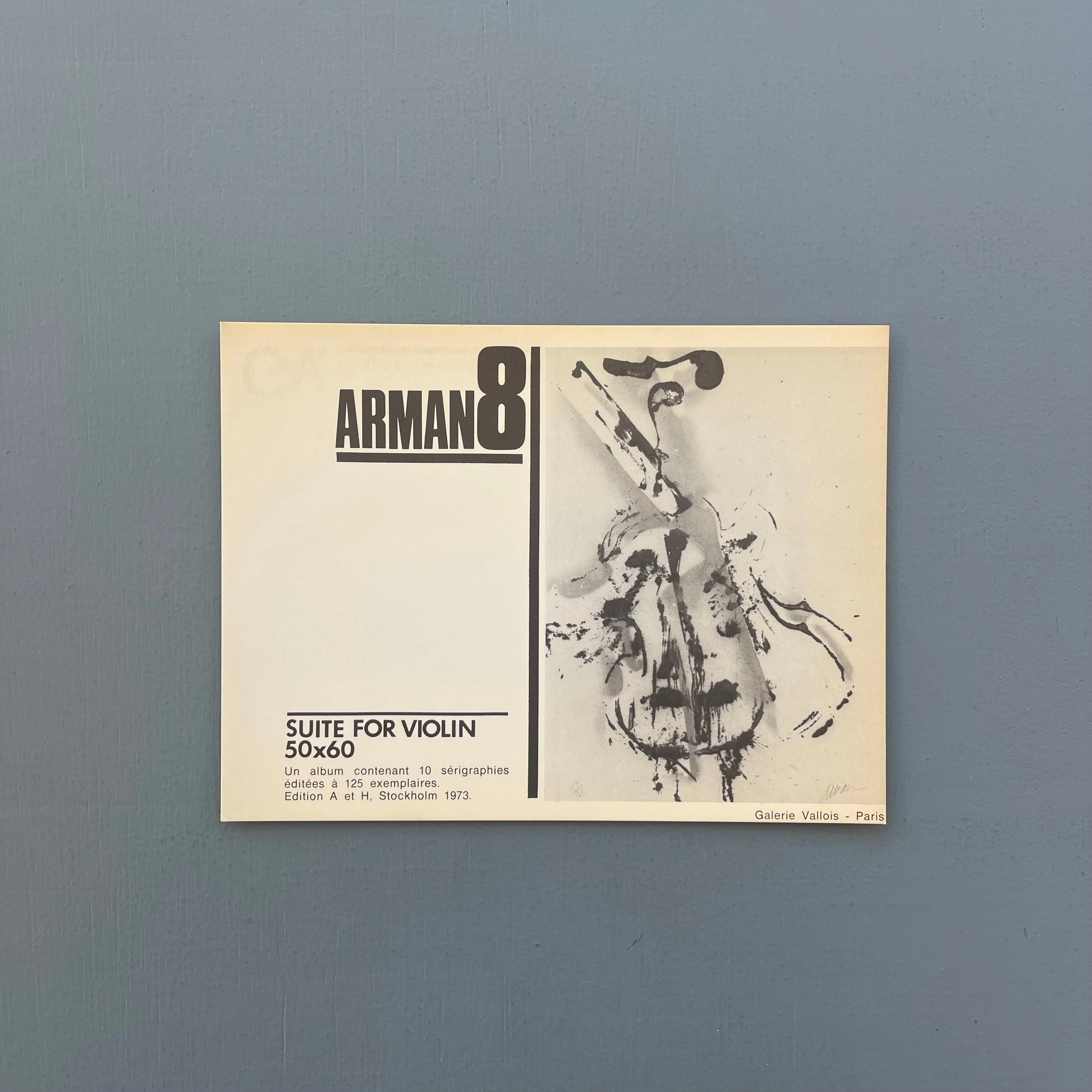 Galerie Vallois Artists Editions 1976 - Image 9