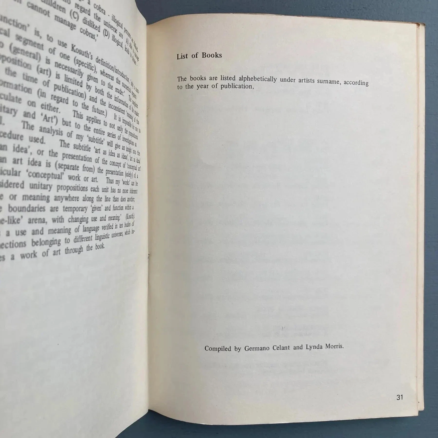 Germano Celant - Book as artwork 1960/1972 - Nigel Greenwood 1972 - Image 4