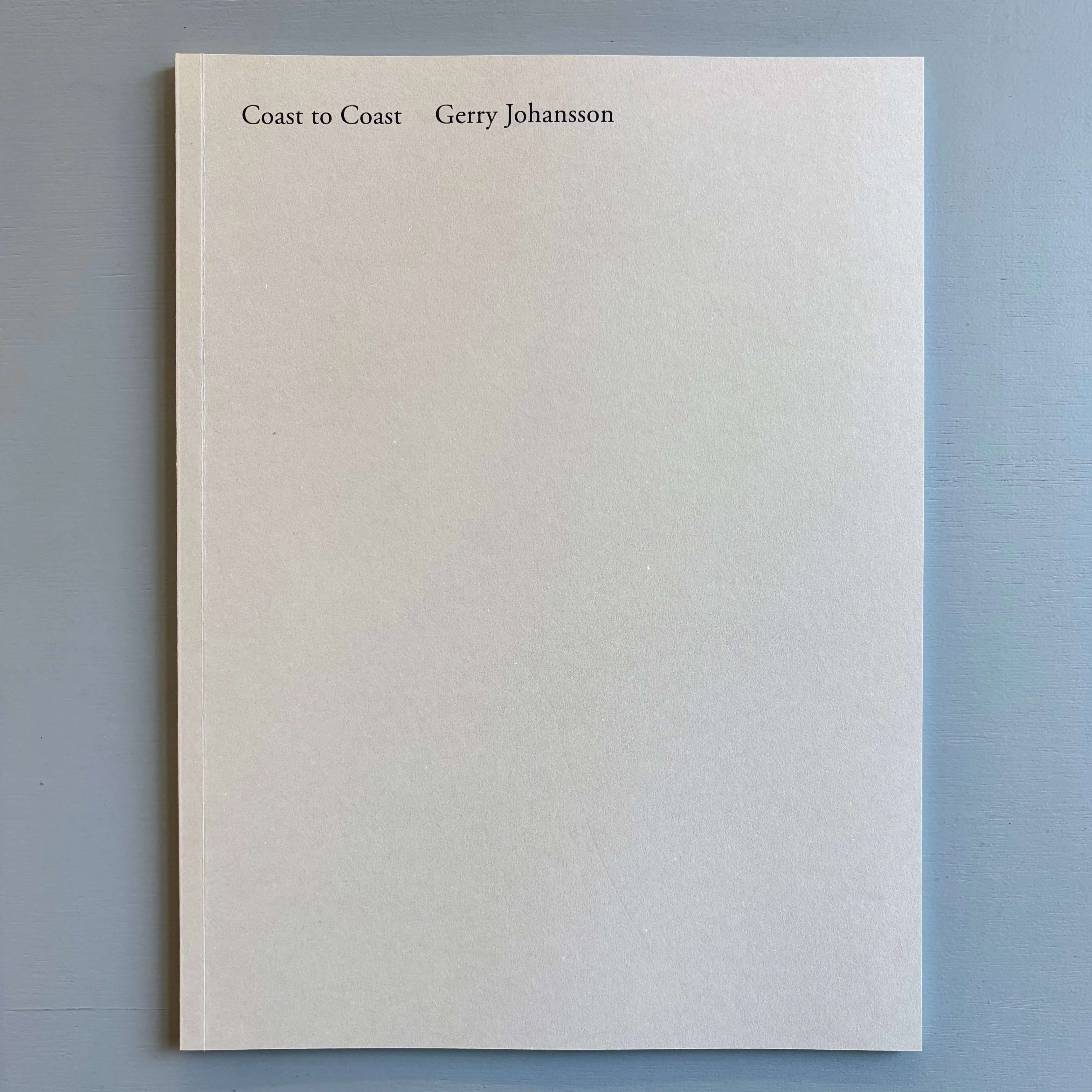 Gerry Johansson - Coast to coast - Imagebeeld 2023