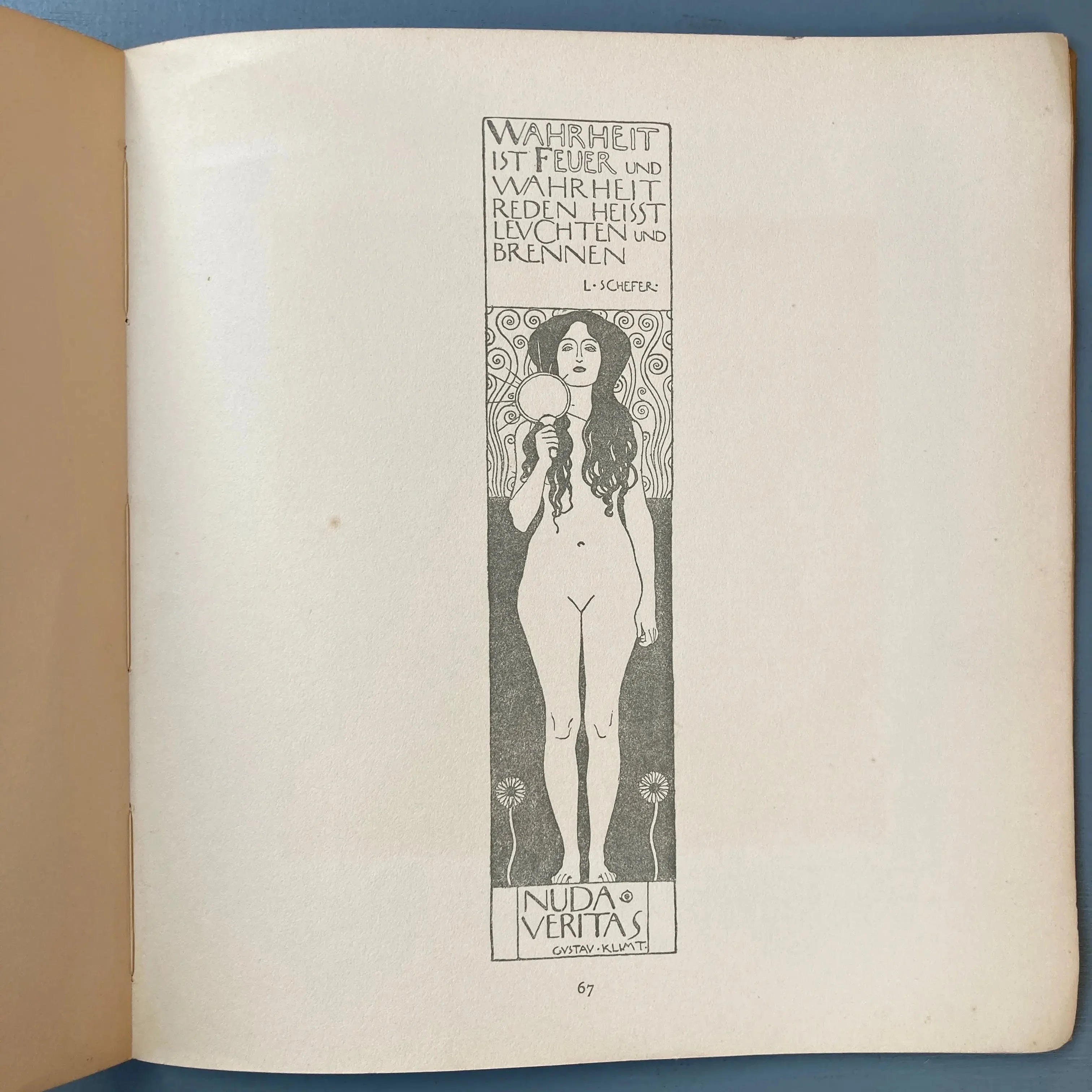 Gustav Klimt - Ver Sacrum XVIII - Vereinigung Bildender Künstler Österreichs Secession Wien 1903 - Image 12