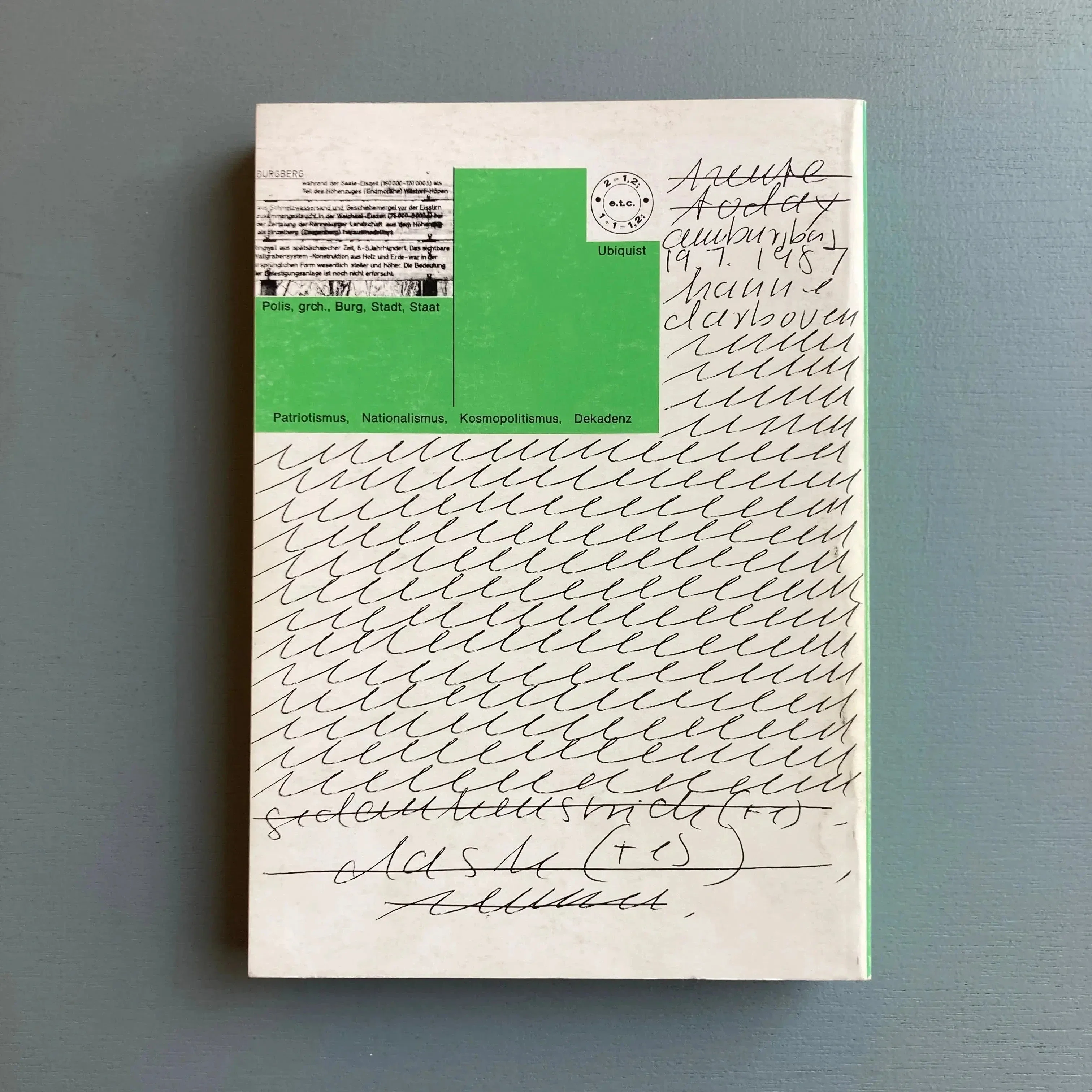 Hanne Darboven - One century, Dedicated to Johann Wolfgang von Goethe - Imschoot 1988 - Image 10