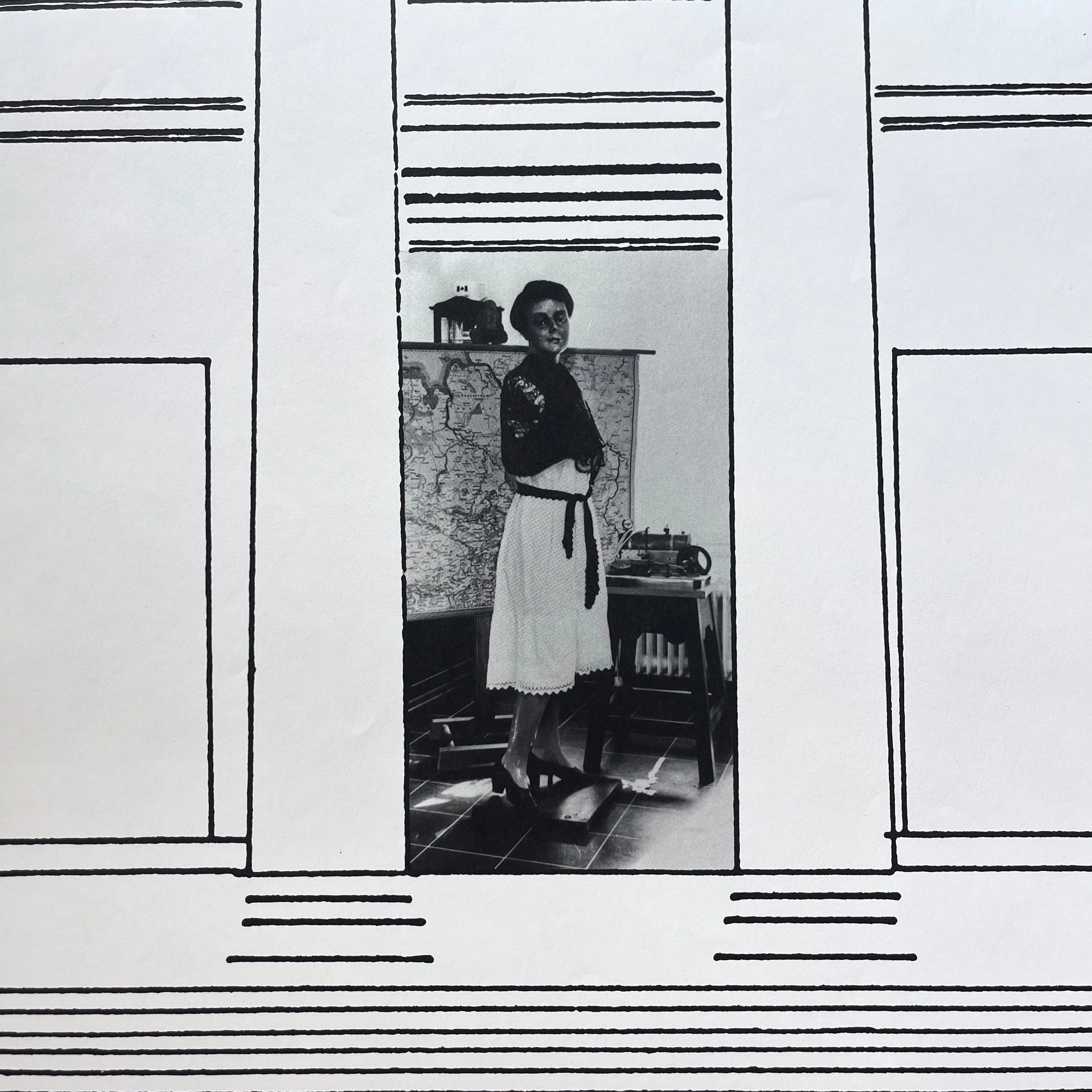 Hanne Darboven - Quartett >88< - Poster Exhibition Nr 21 Portikus 1990 - Image 2